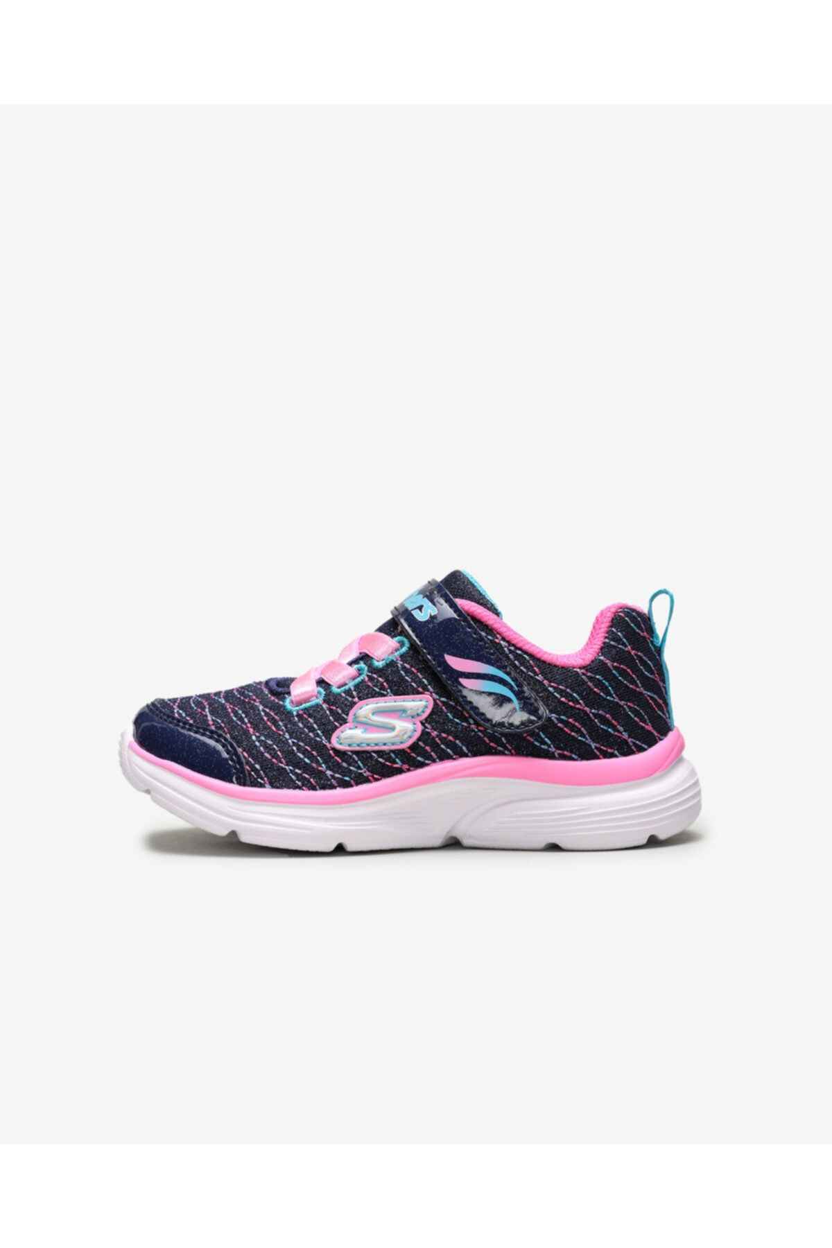 کفش اسپرت دخترانه ناوی آبی مدل WAVY LİTES-JUMP N'SPARKLE -