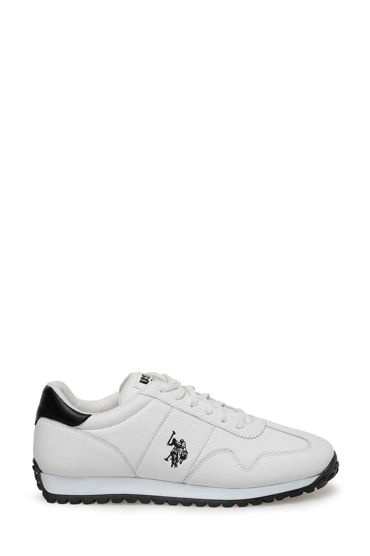 پایه. کفش کتانی چرم اصل Polo Assn کفش مردانه
