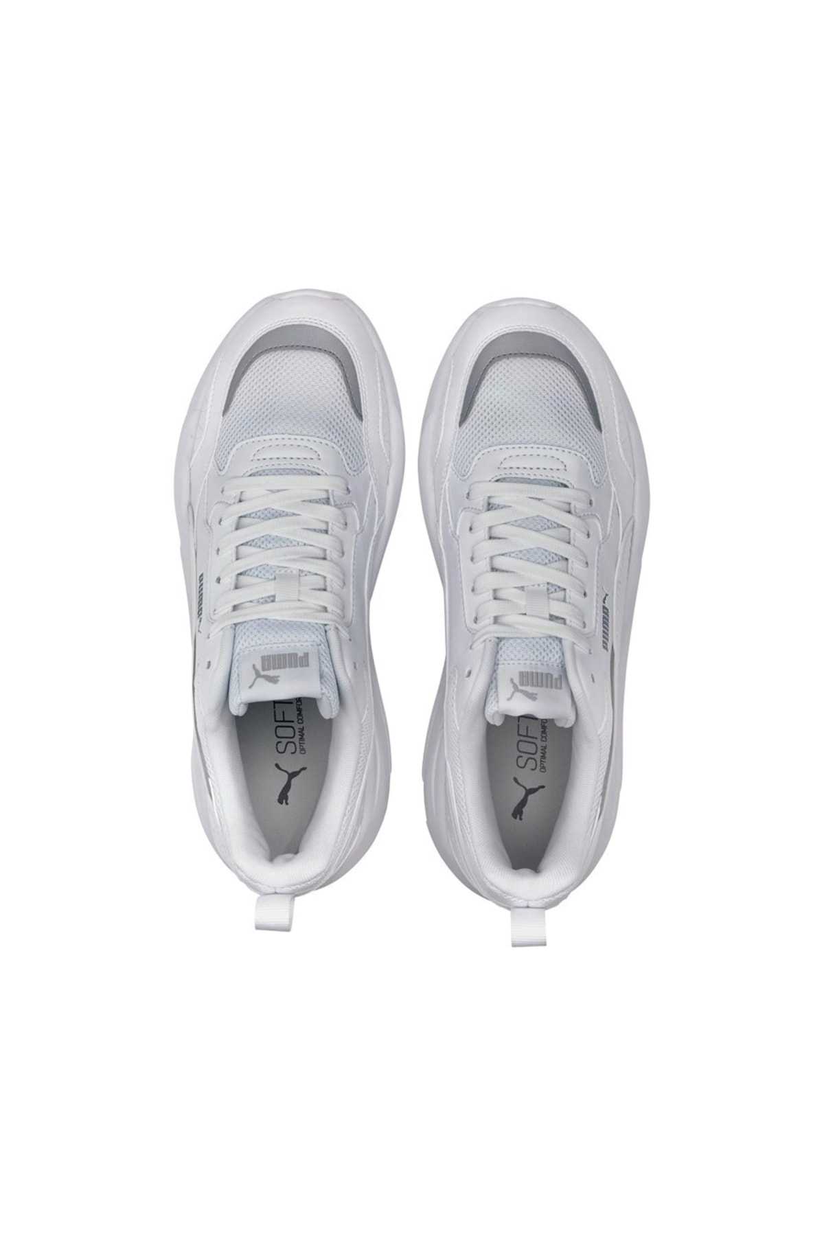 اشعه ایکس 2 مربع زنانه-مردانه کفش راحتی سفید 02