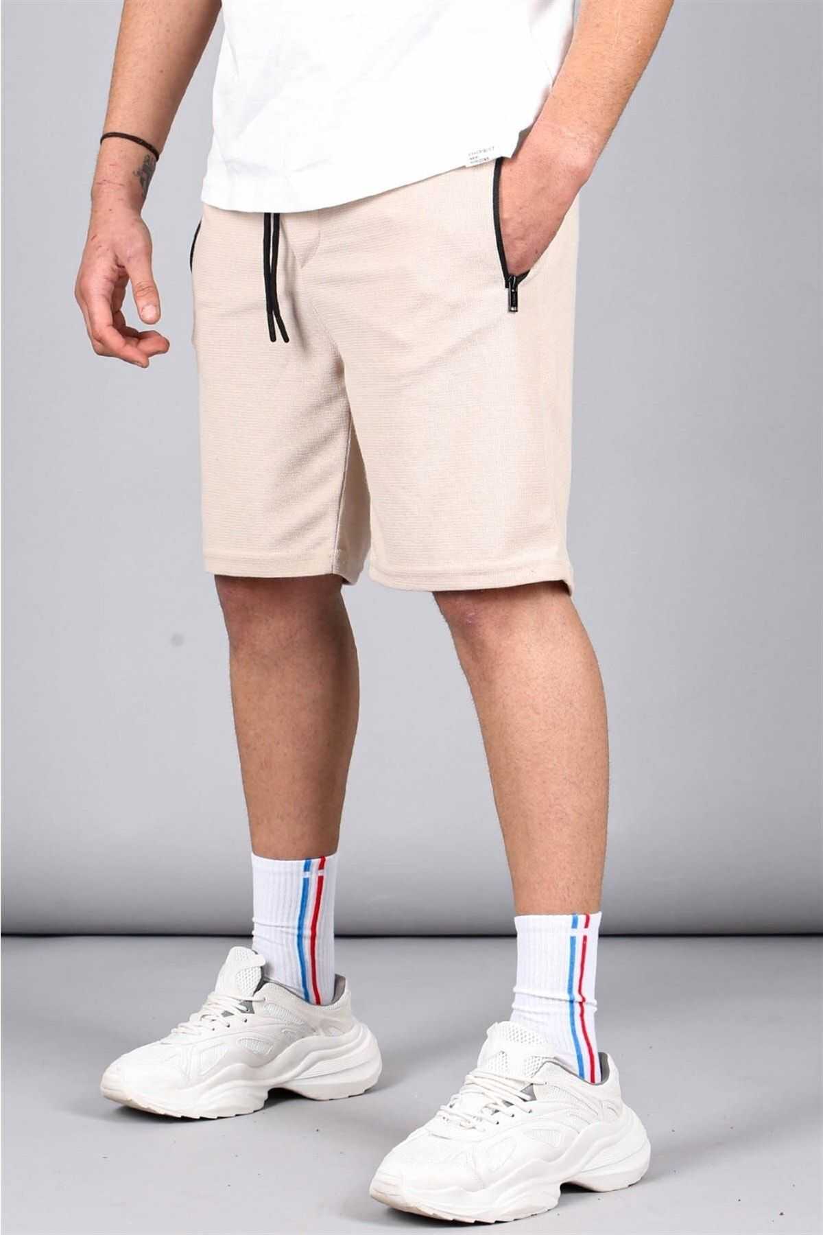 شلوارک مردانه Smoked Regular Fit Basic