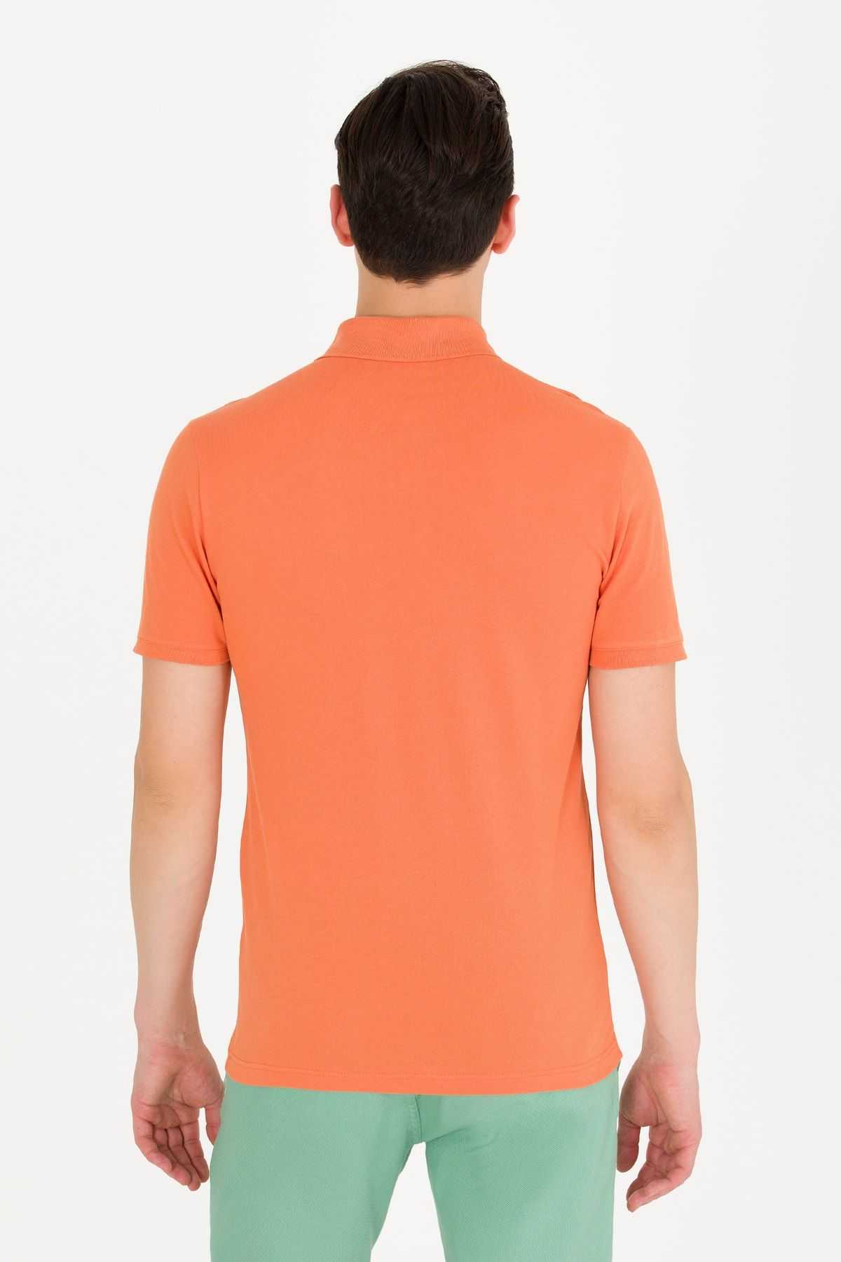 تیشرت یقه آرم Comfort Fit