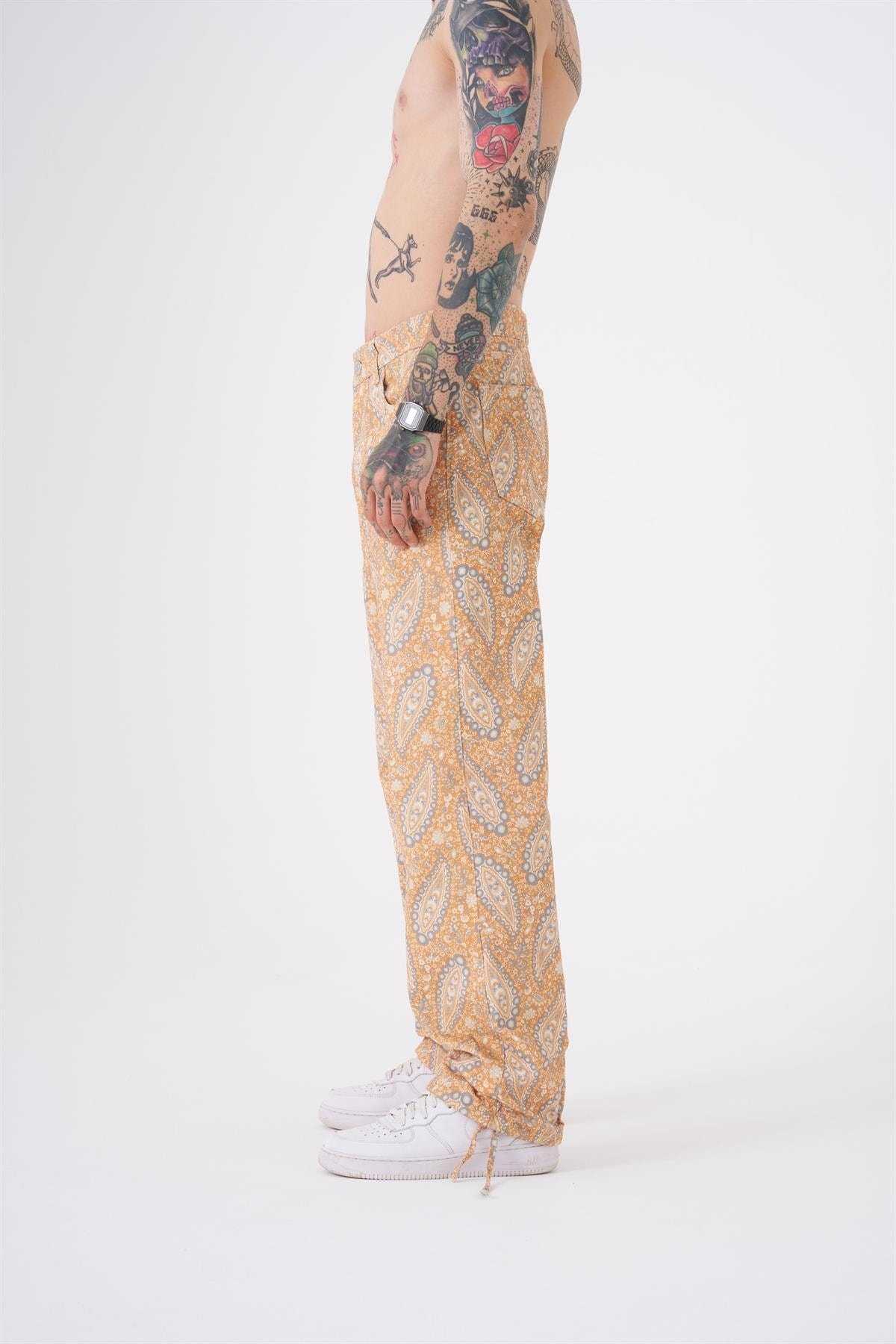 صحرا شلوار جین چاپ شده