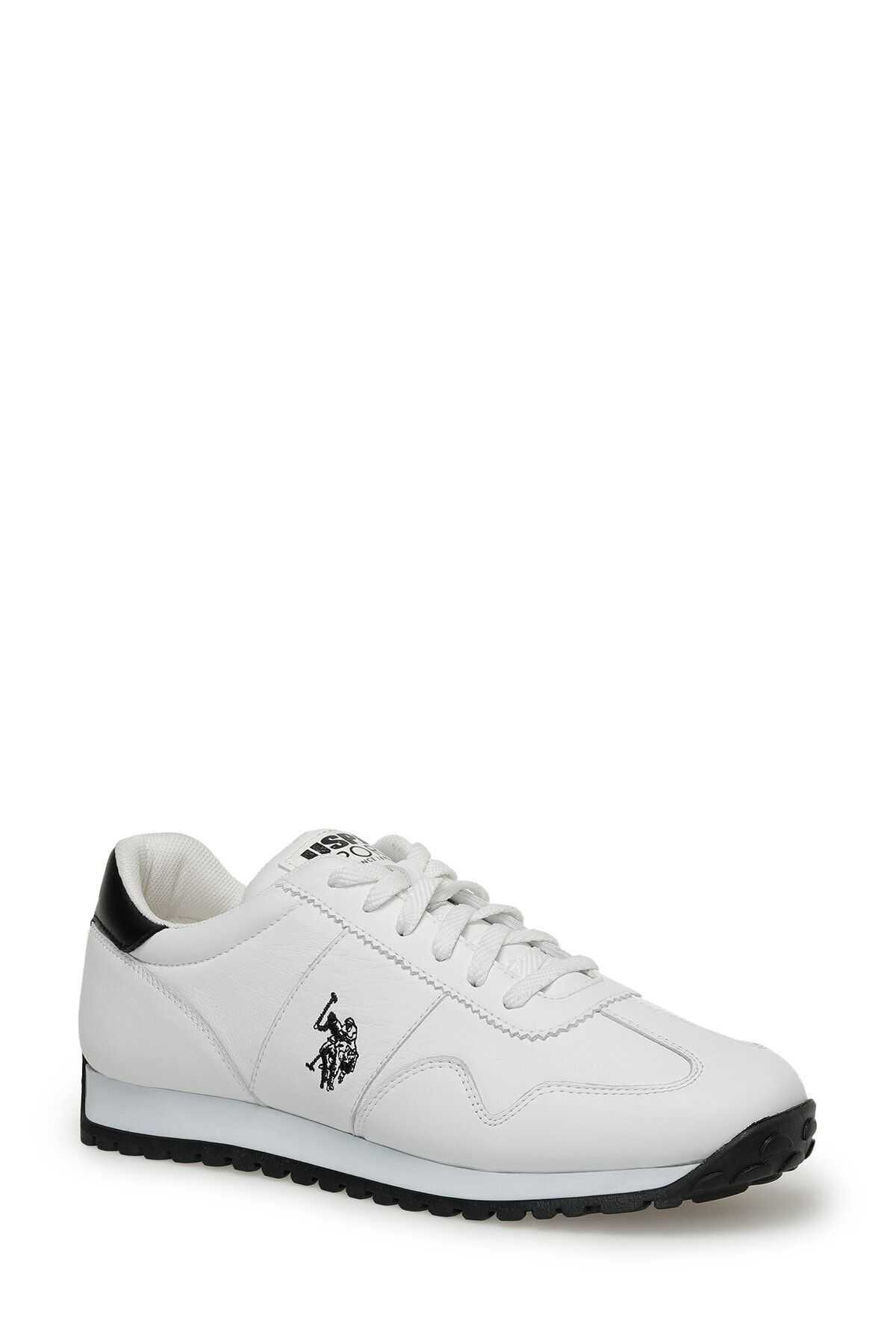 پایه. کفش کتانی چرم اصل Polo Assn کفش مردانه