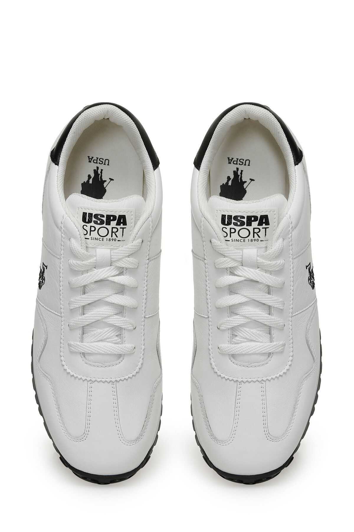 پایه. کفش کتانی چرم اصل Polo Assn کفش مردانه