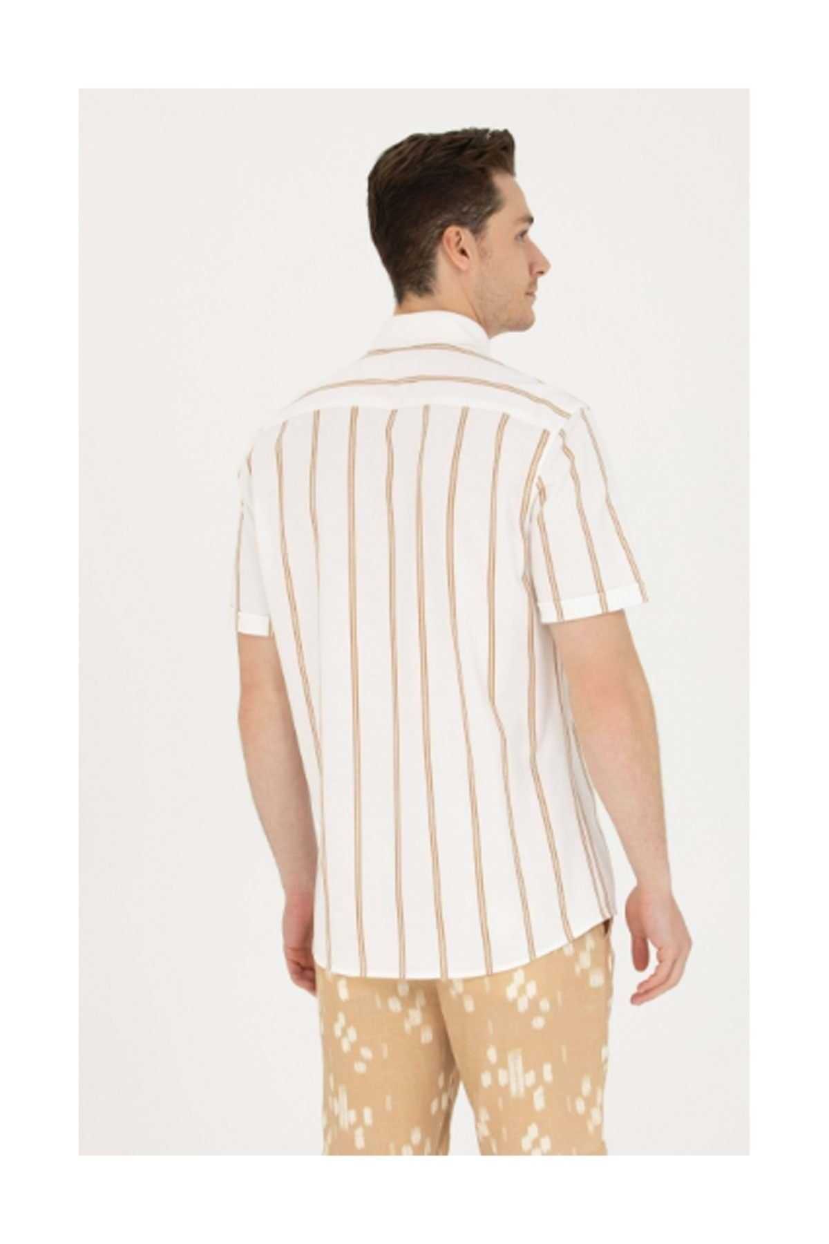 پیراهن آستین طبقه U.S.POLO REGULAR FIT 1577098 - U.S. POLO - -WHITE-XXL