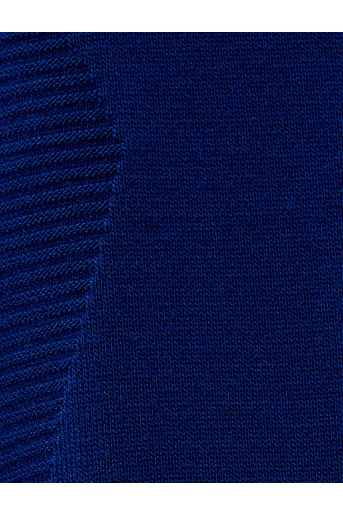 یقه اسلیم پیراهن کش ساده با بافت آستین بلند