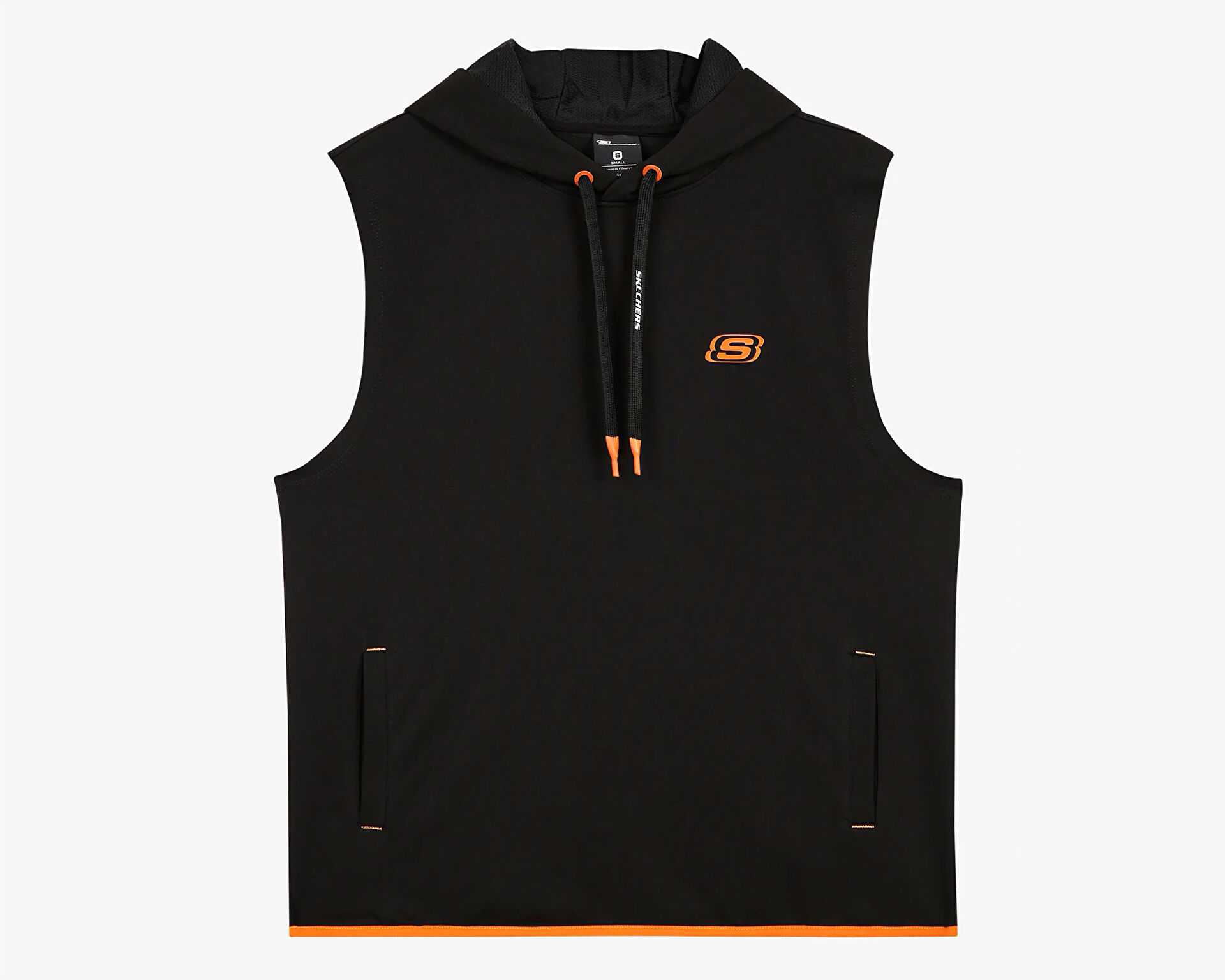 سویشرت بدون آستین روزانه M Lw Fleece Two Yarn Mesh Detailed Sleeveless Hoodie Sweatsh