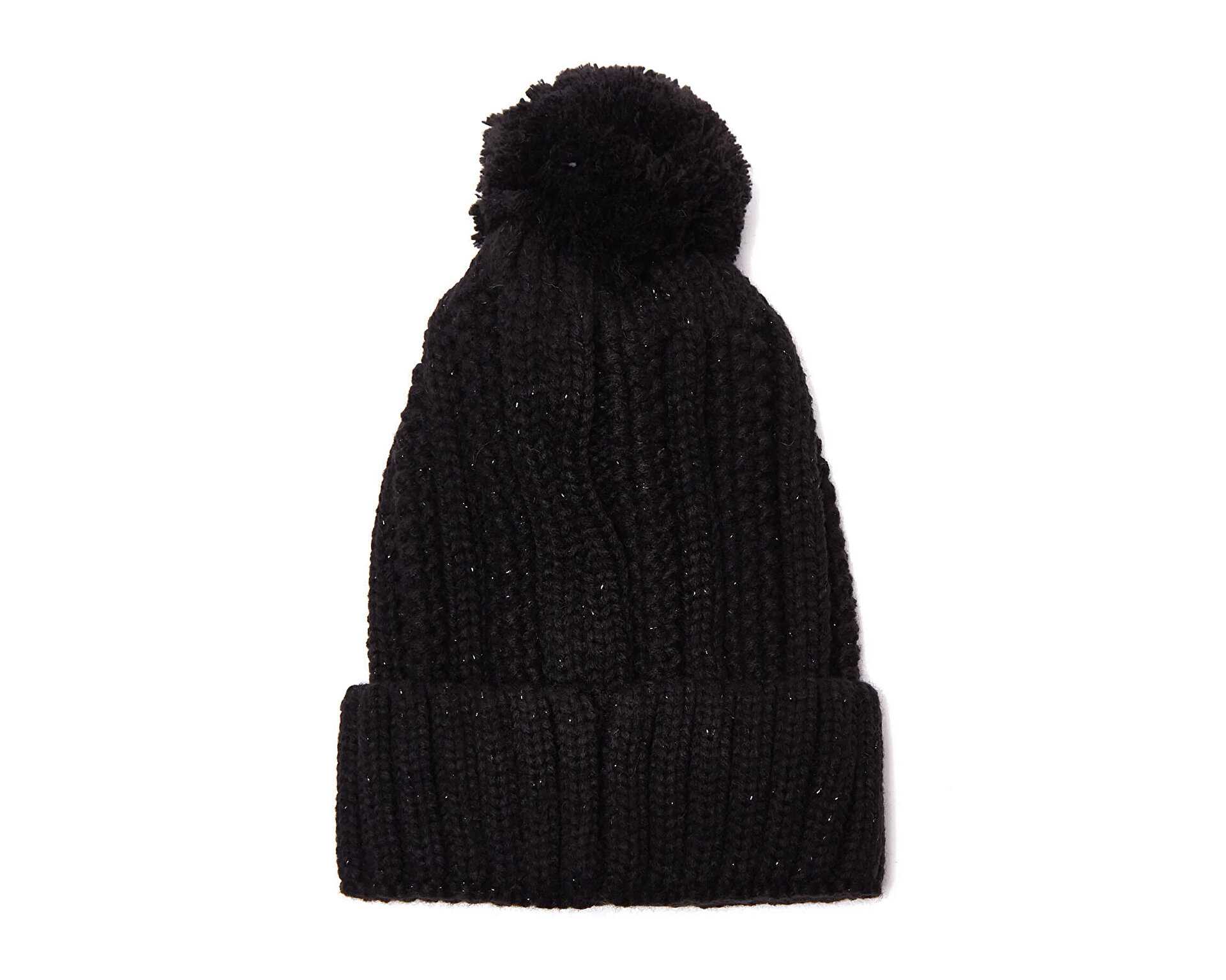 برت W Ponpon Detailed Beanie