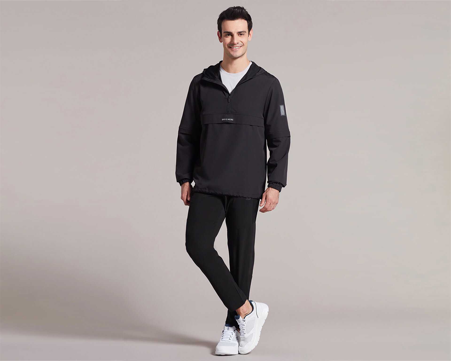 سویشرت های معمولی M Micro Collection Smart Detailed Half Zip Jacket