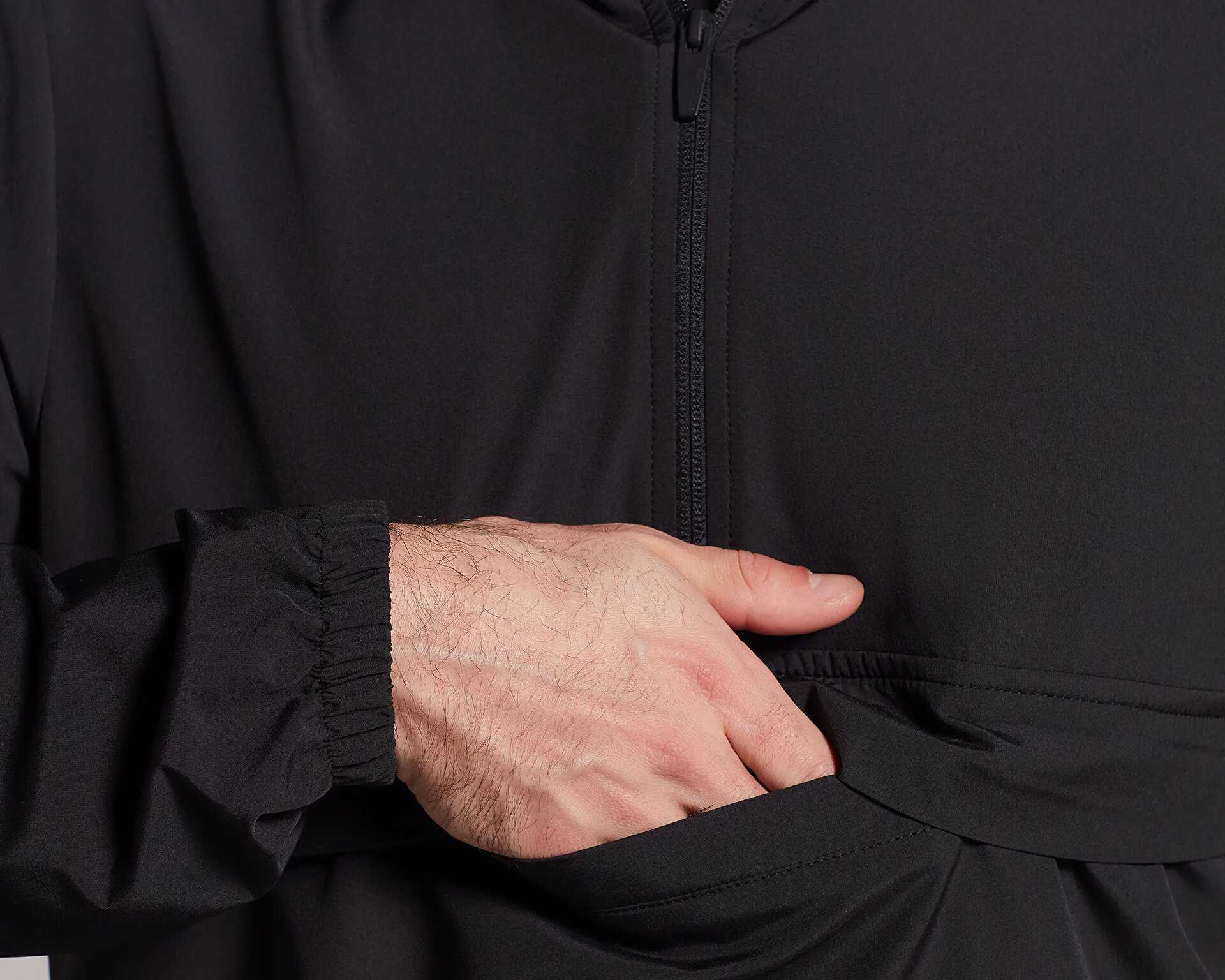 سویشرت های معمولی M Micro Collection Smart Detailed Half Zip Jacket