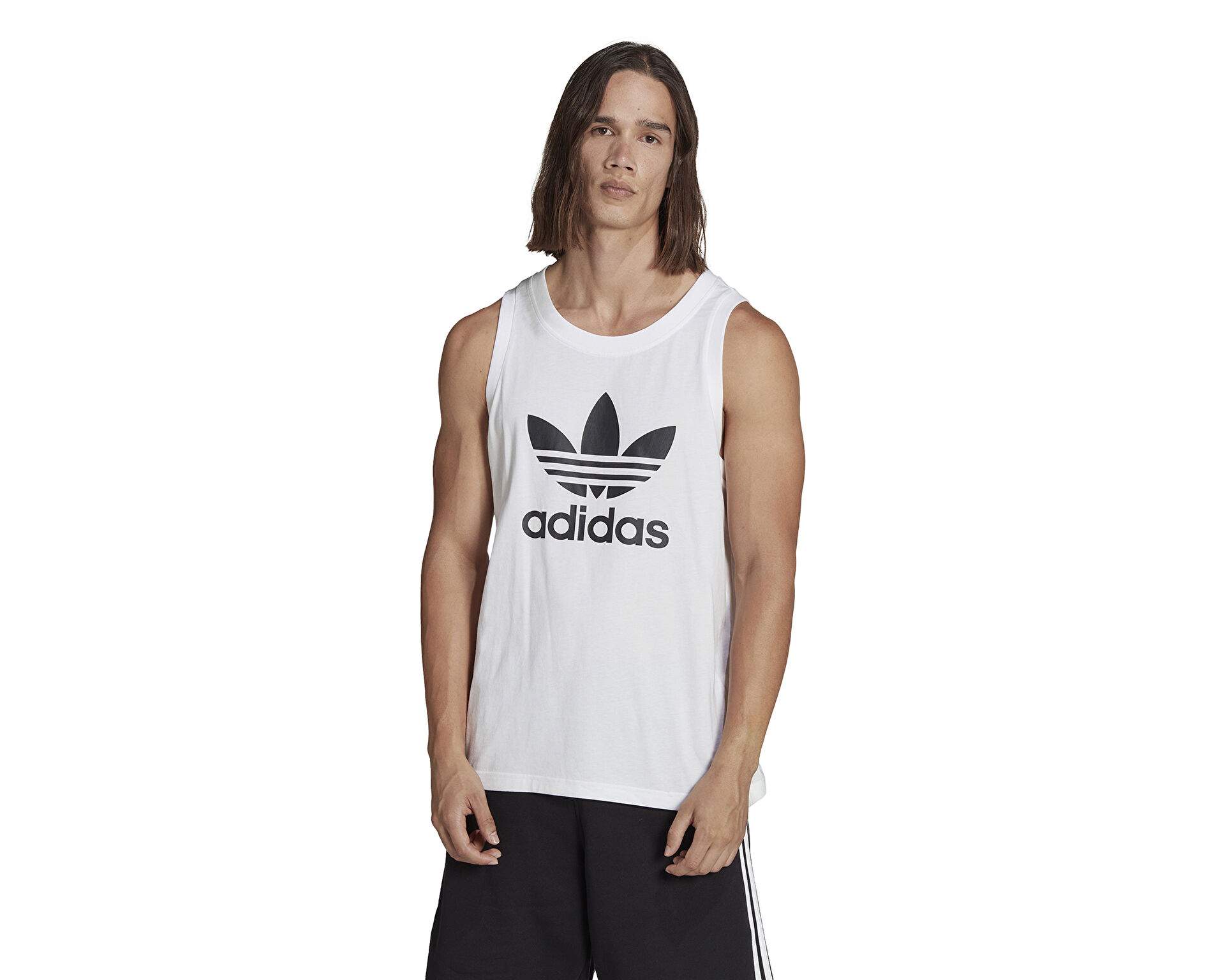 casual-t-shirt-adidas-trefoil-tank