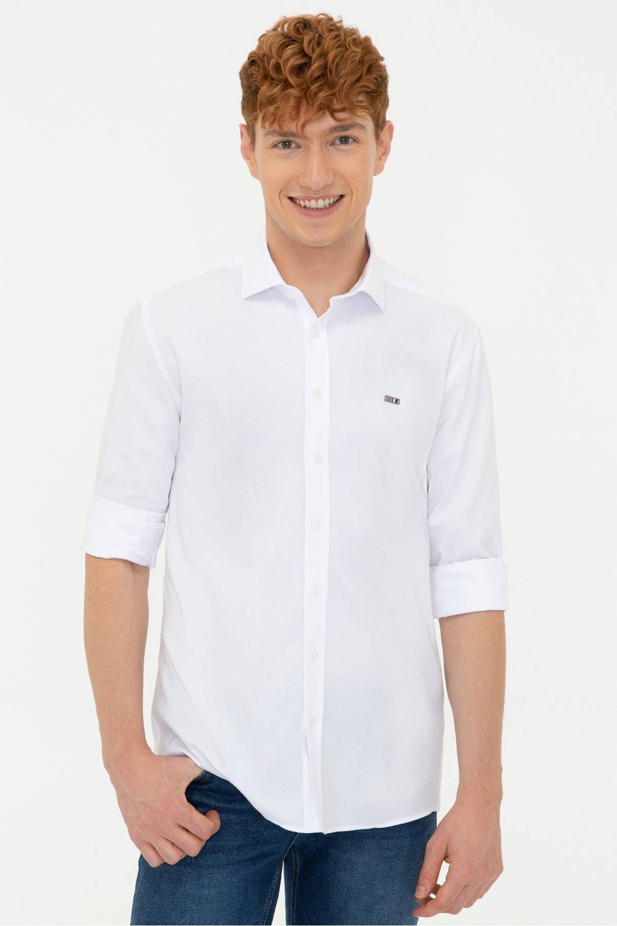 پیراهن سفید مردانه