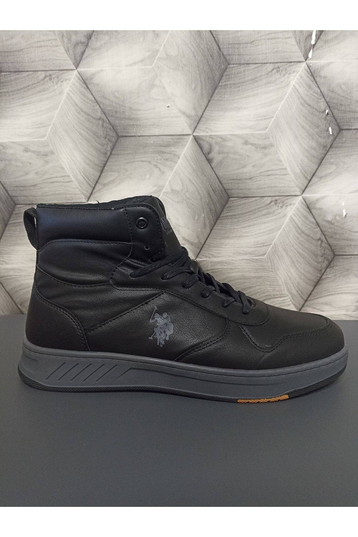 Siyah - Erkek Bilekli Sneaker