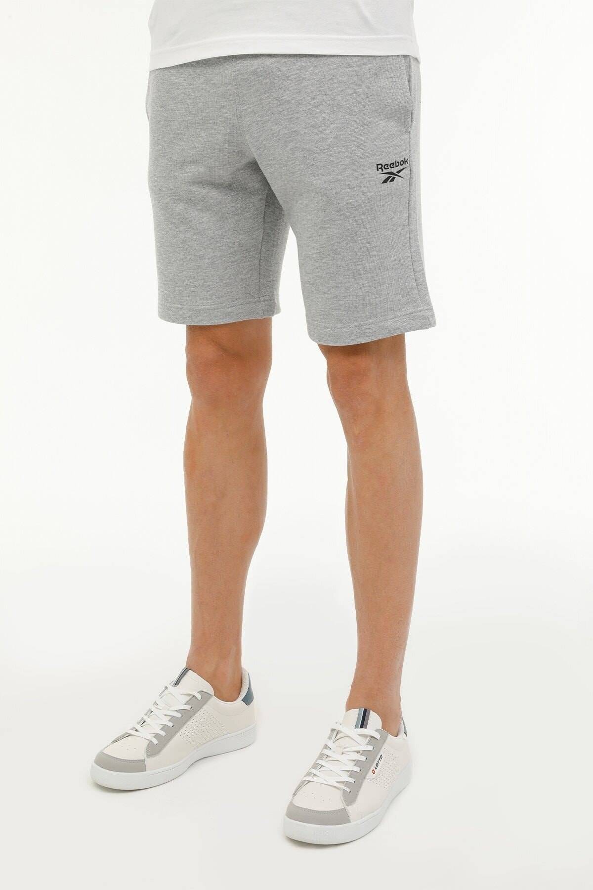 شورت مردانه خاکستری کوتاه ساق چپ Rı Ft