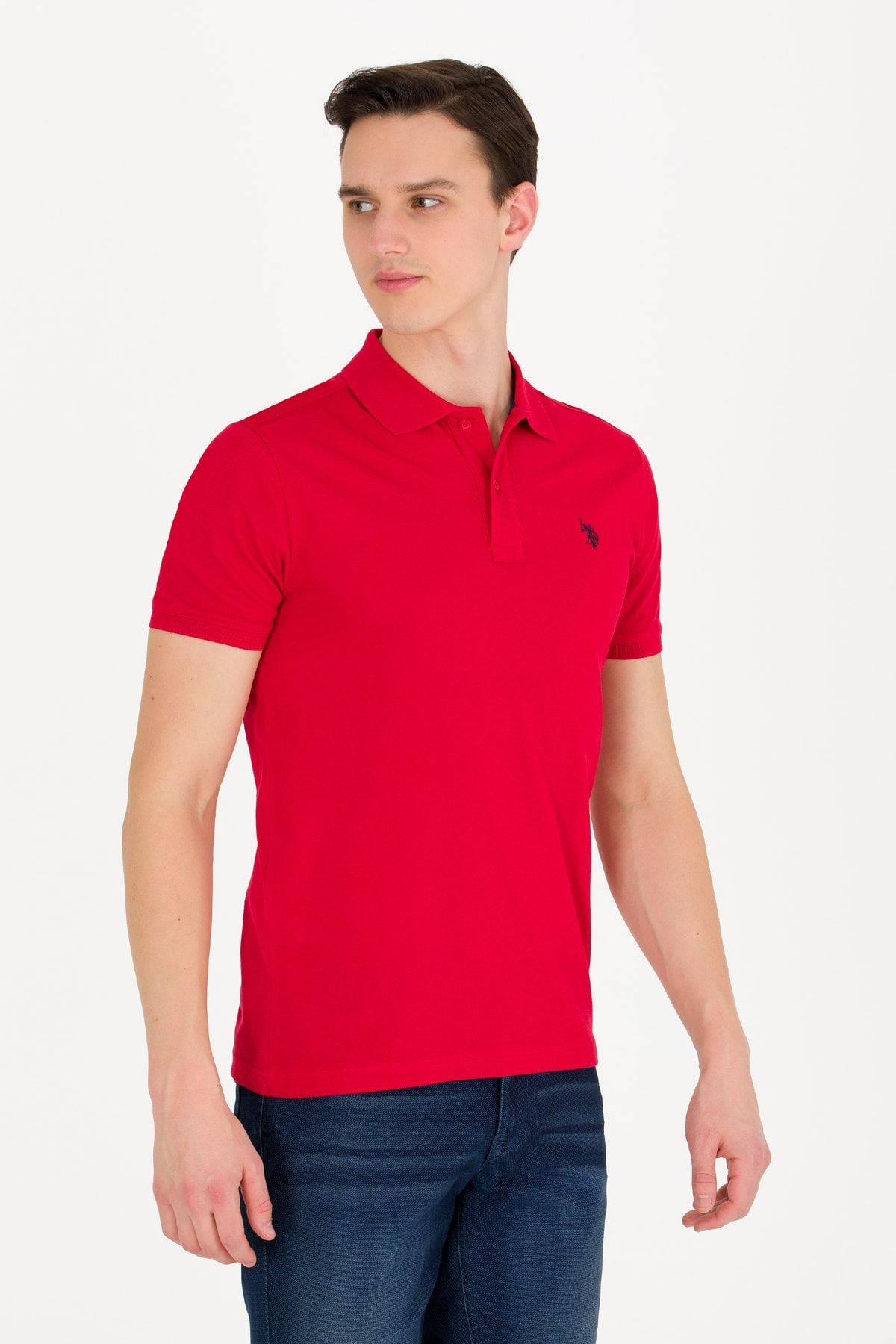 تیشرت یقه آرم Comfort Fit