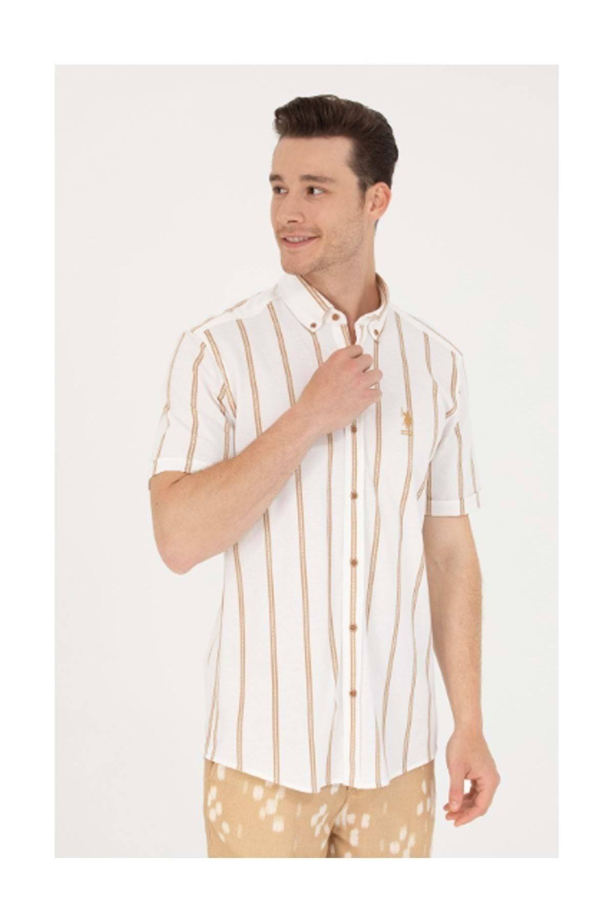 پیراهن آستین طبقه U.S.POLO REGULAR FIT 1577098 - U.S. POLO - -WHITE-XXL