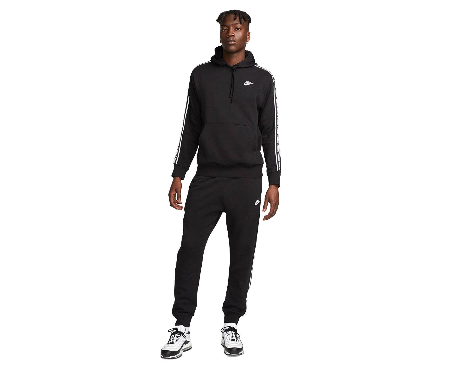 ست لباس ورزشی روزانه Clup Fleece Hoodie Track Suit