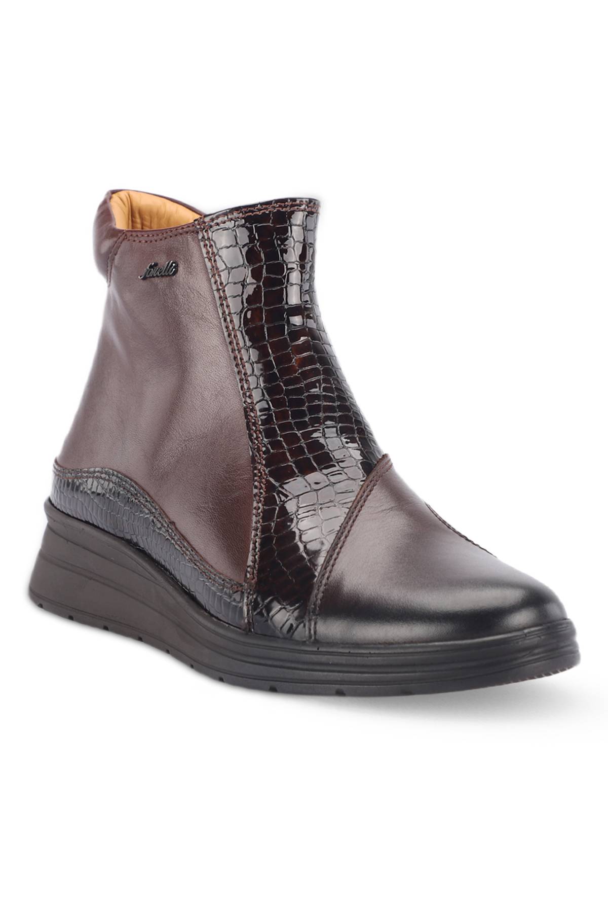 بوت زنانه Pınnos-h قهوه ای