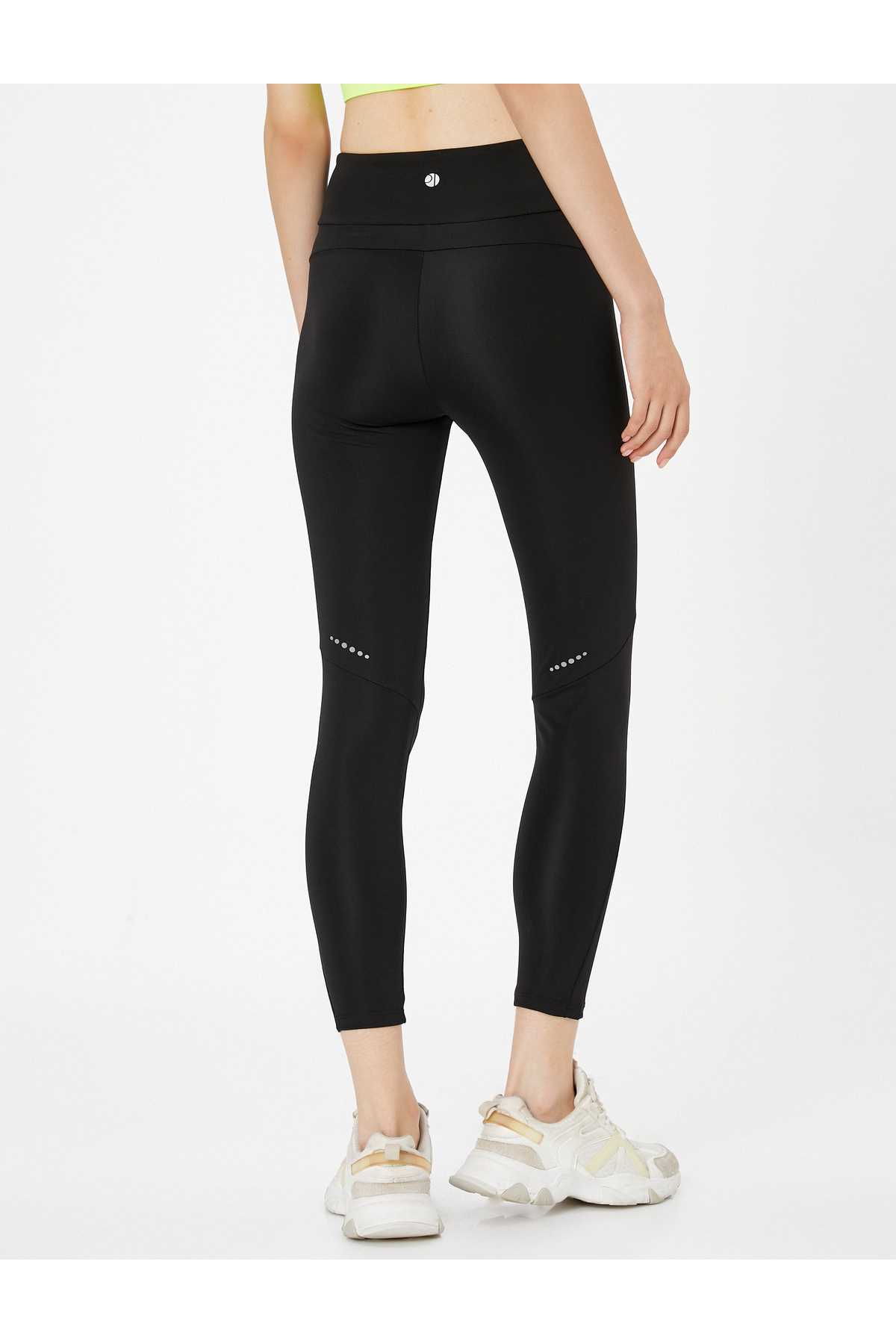 شلوار ساق بلند ورزشی پایه برش کمر بلند