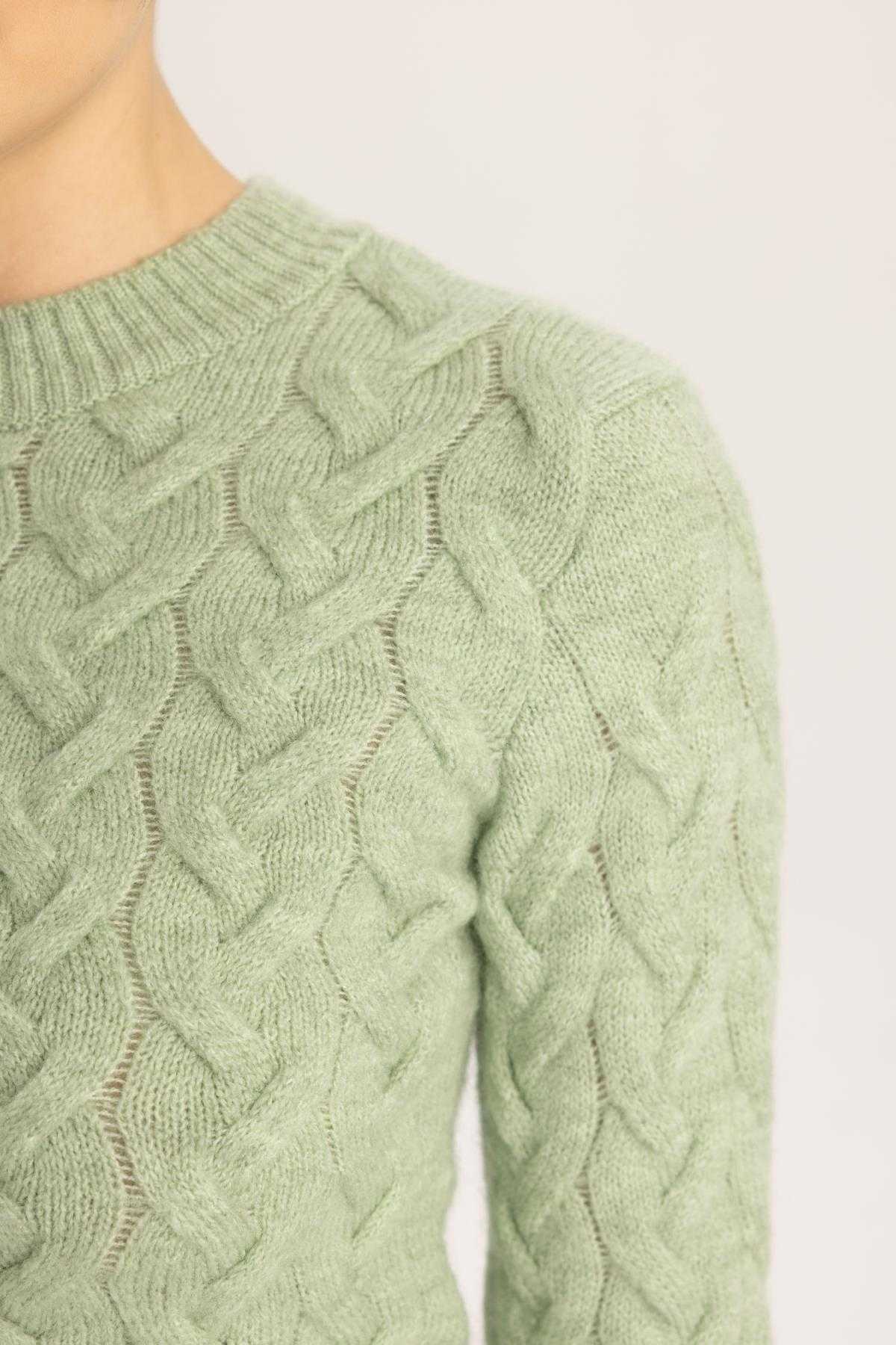 ژاکت یقه Crop Crew