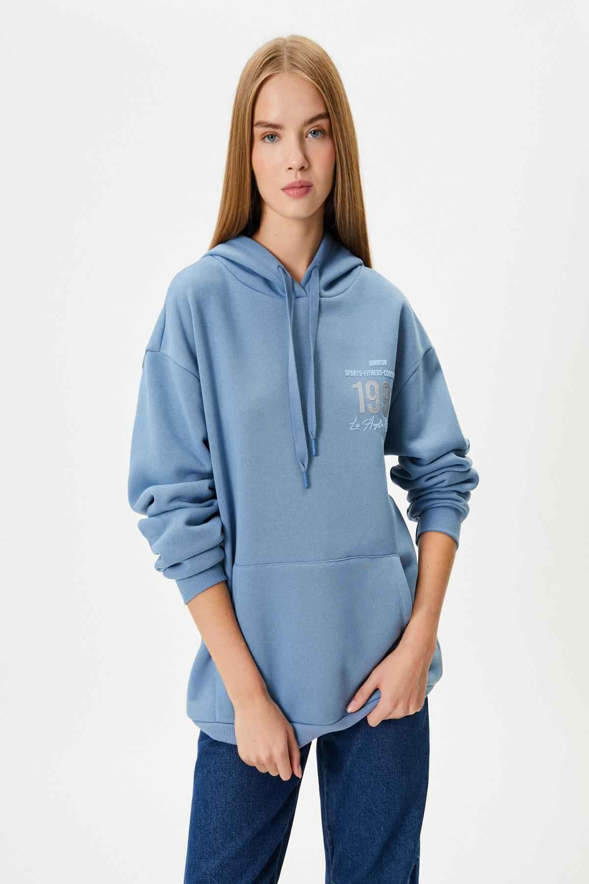 سویشرت زنانه آبی