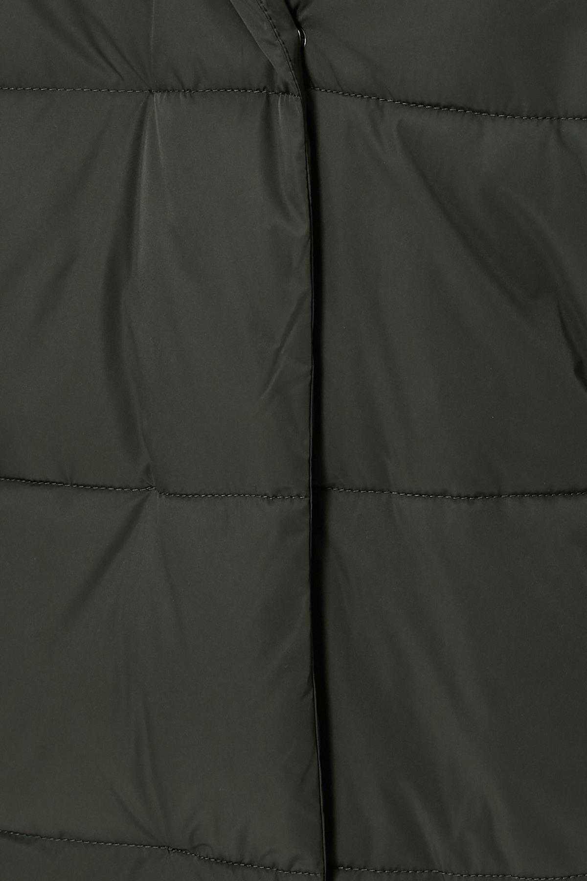 جیب های یقه بلند ژاکت پفی زیپ دار