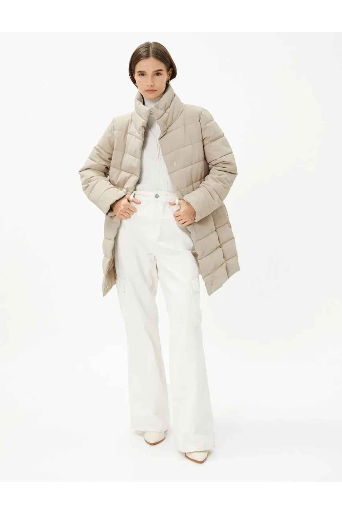 بست یقه پایه ژاکت پف دار Relax Fit