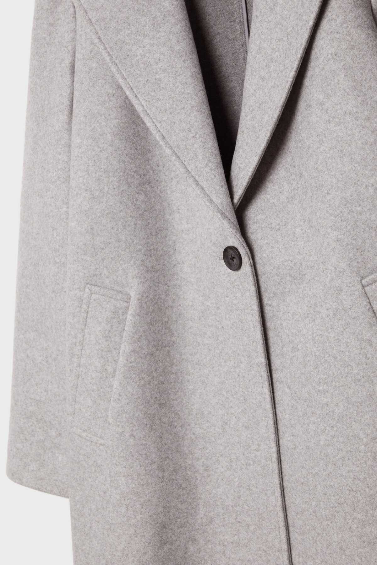 کت تک دکمه بافت نرم