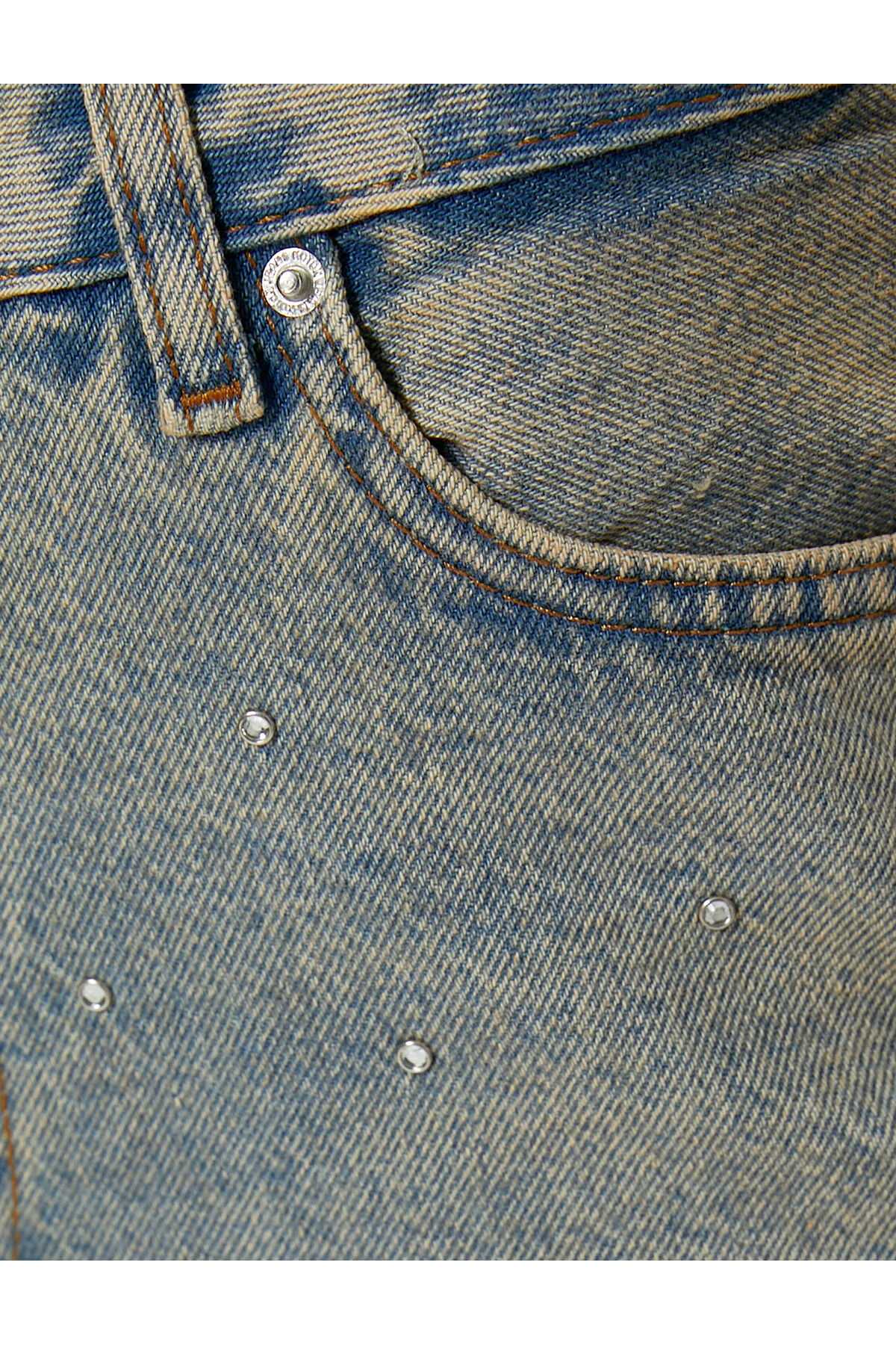 کمر راست راست جین سنگی جین پنبه ای - جین حوا