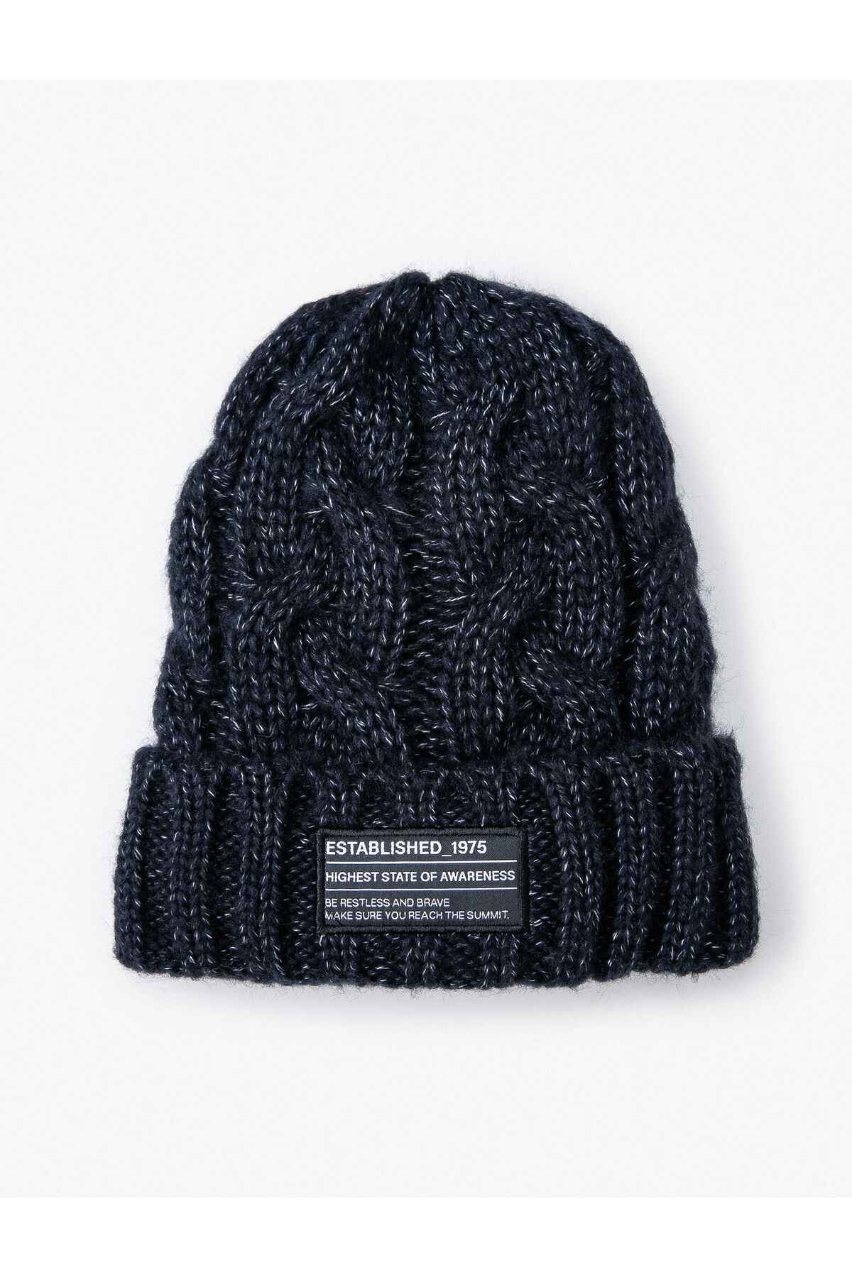 لیبل تاشو کلاه بافتنی چاپ شده