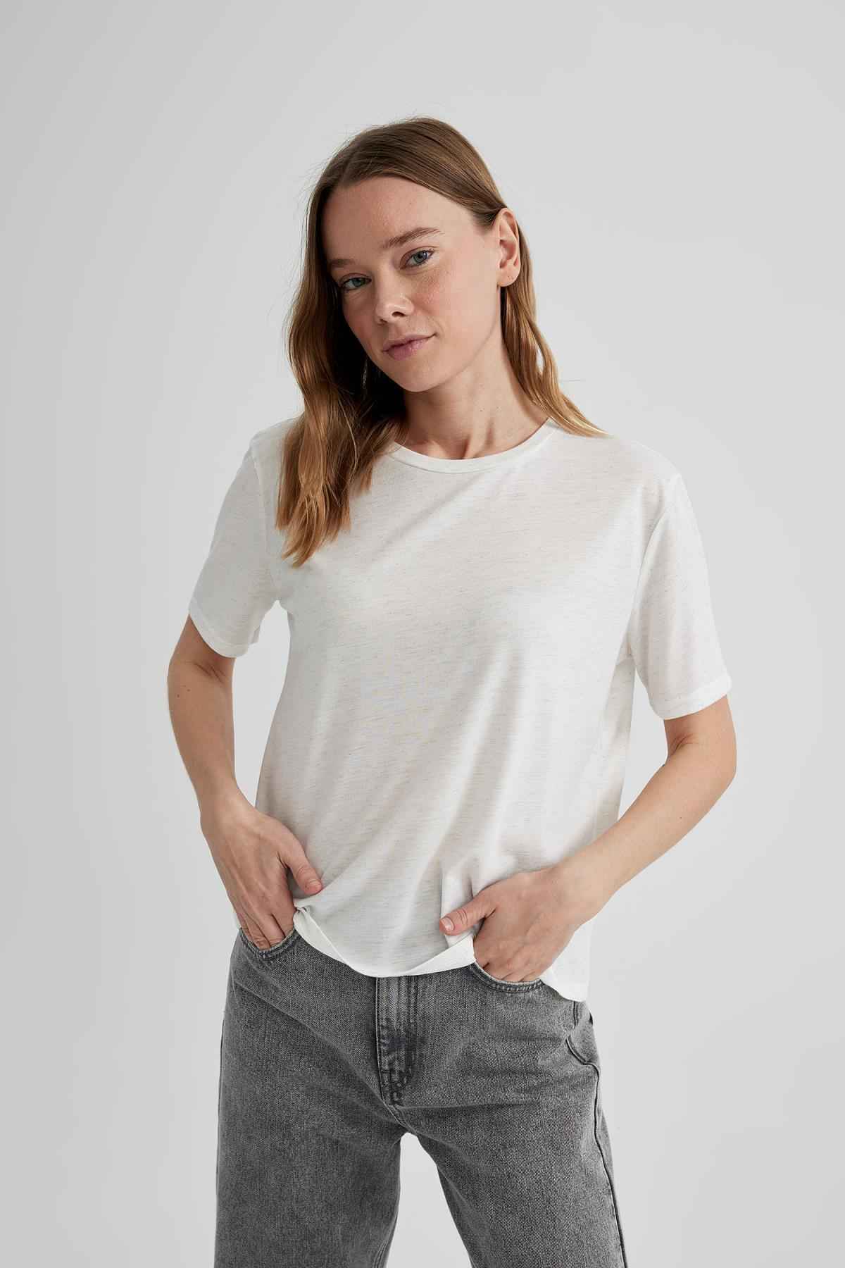 تیشرت آستین کوتاه یقه ای Relax Fit