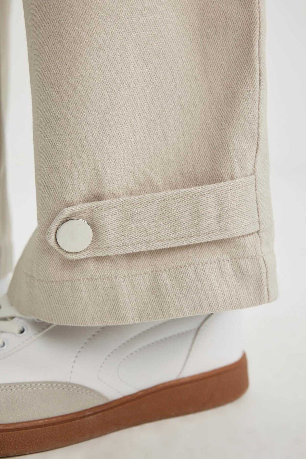 شلوار جوان گاباردین کارگو فیت