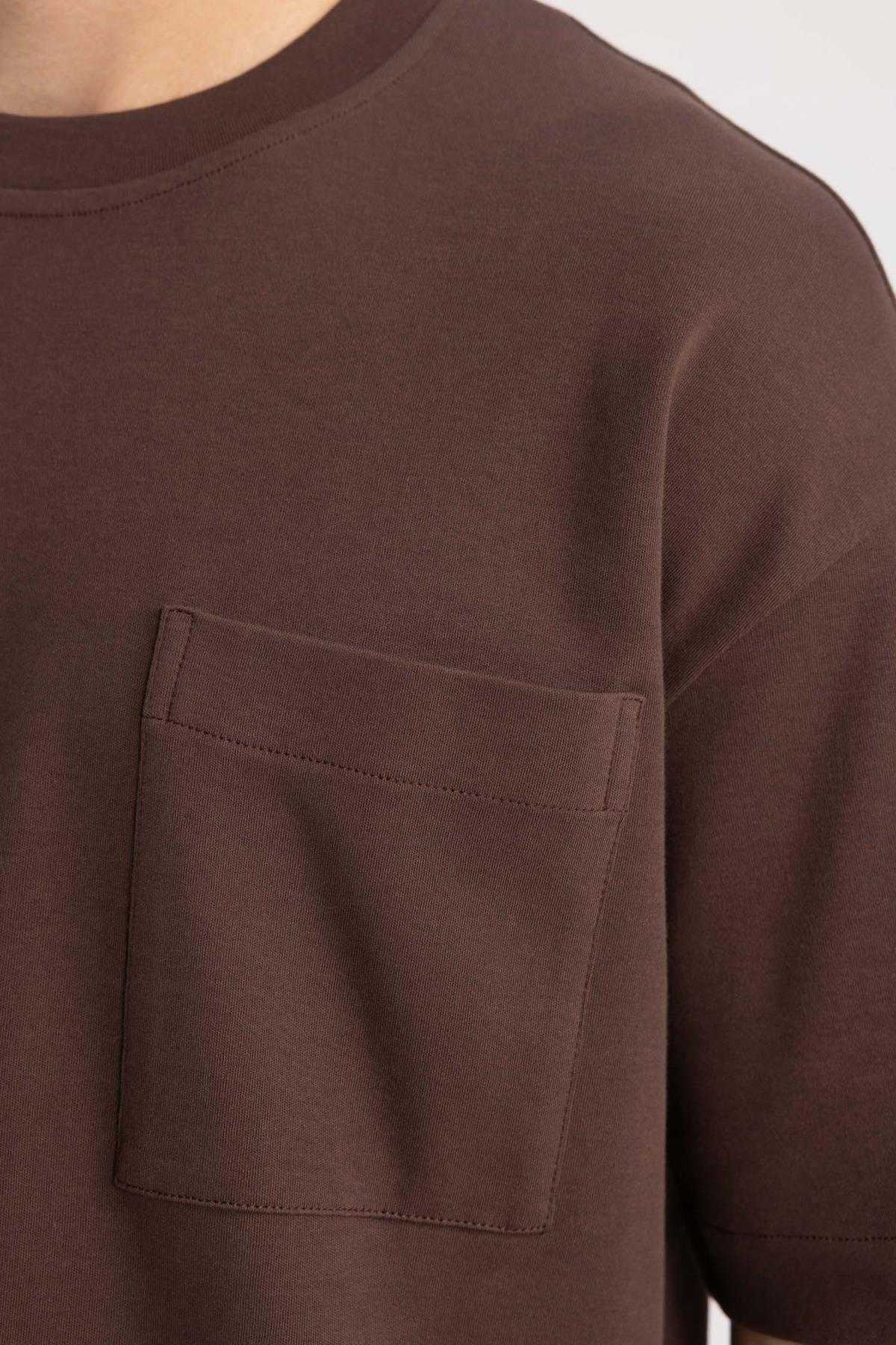 تیشرت یقه ای با سایز بزرگ Fit Crew