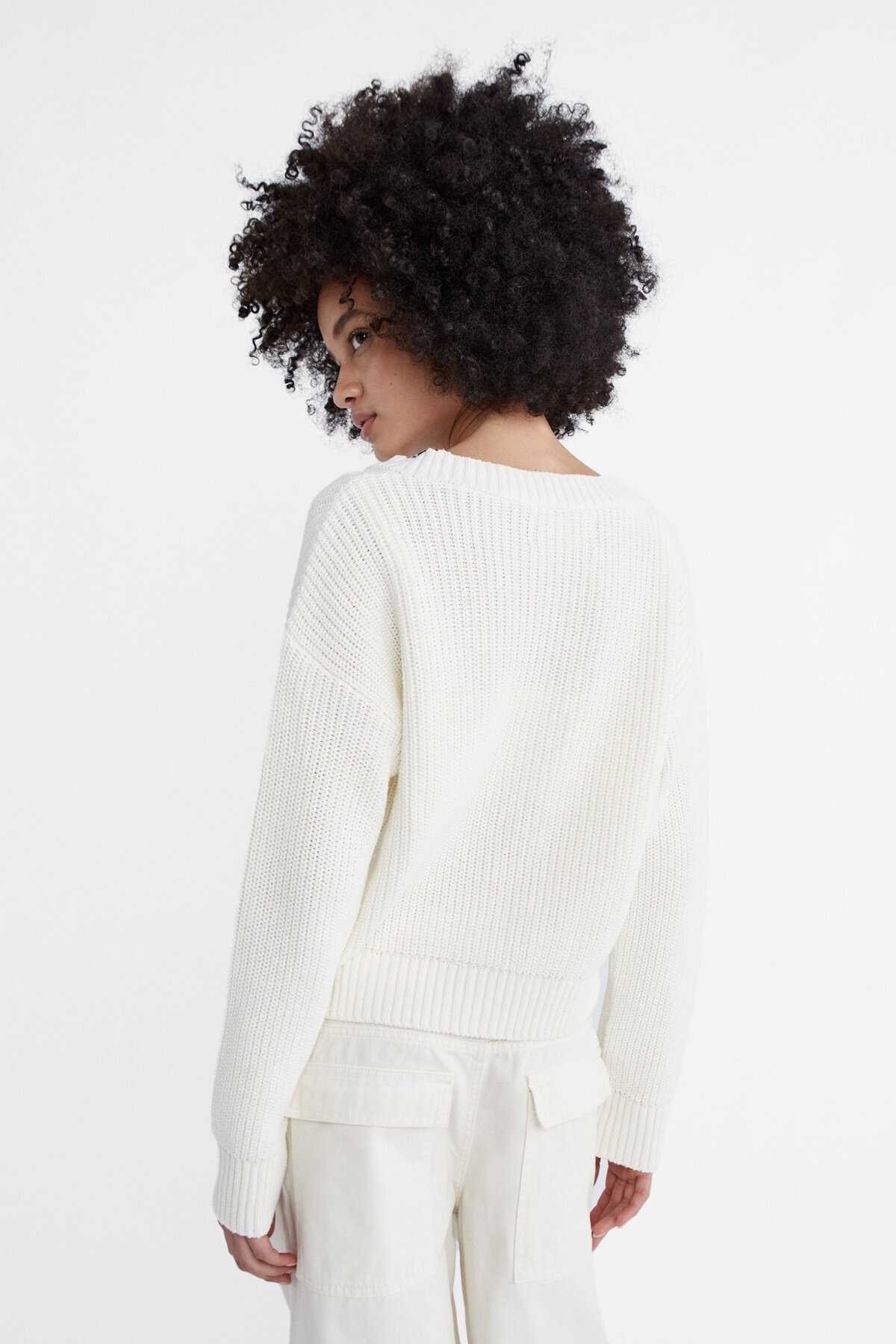 ژاکت بافتنی دکمه دار