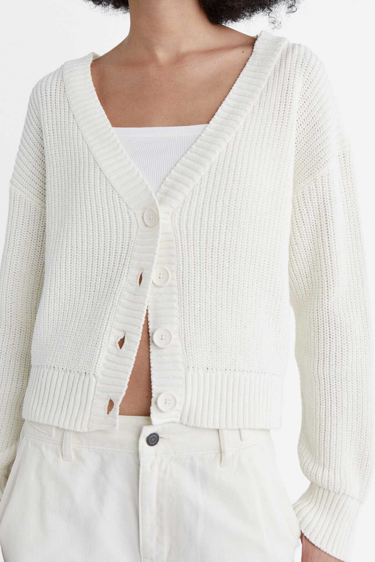 ژاکت بافتنی دکمه دار