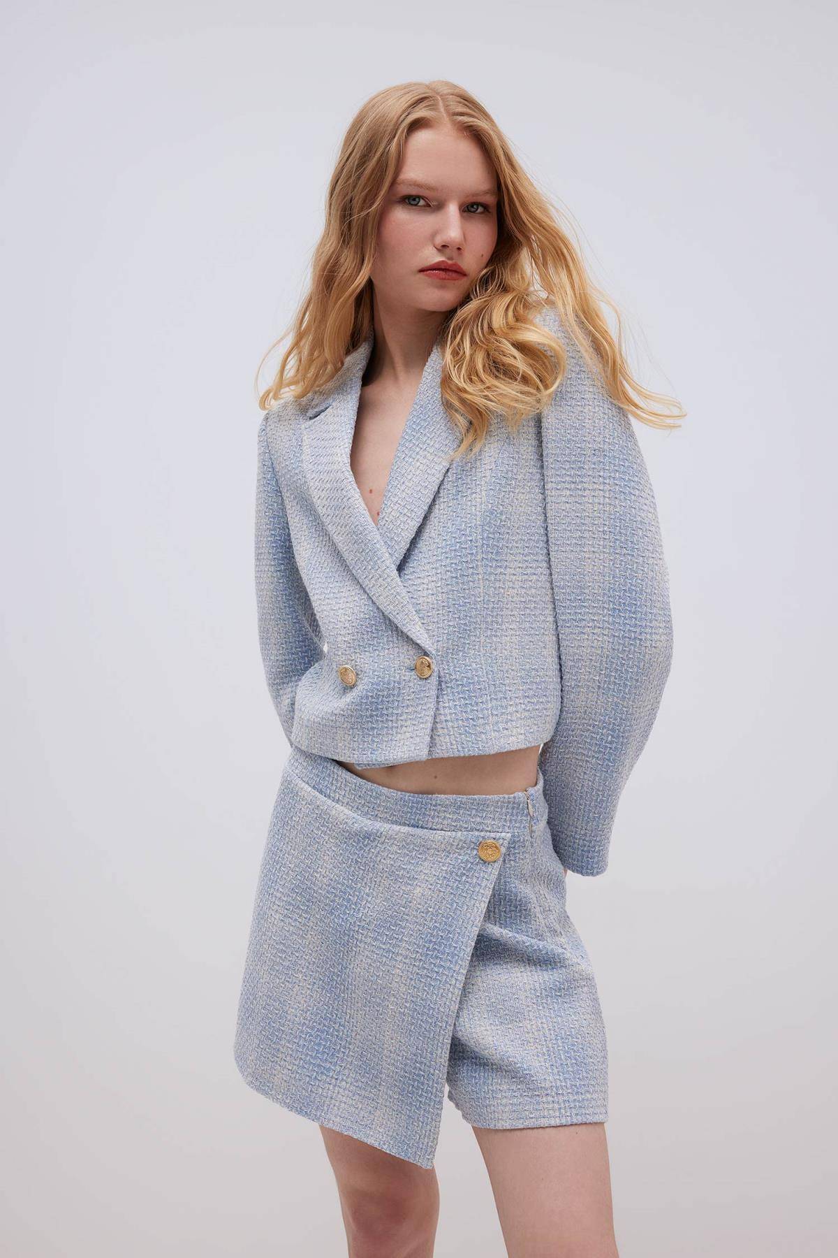 ژاکت ژاکت کراپ ژاکت تیغه بلیزر