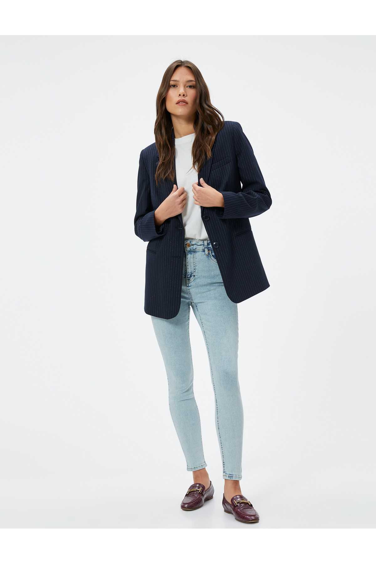 شلوار جین کمر بلند - کارمن شلوار جین