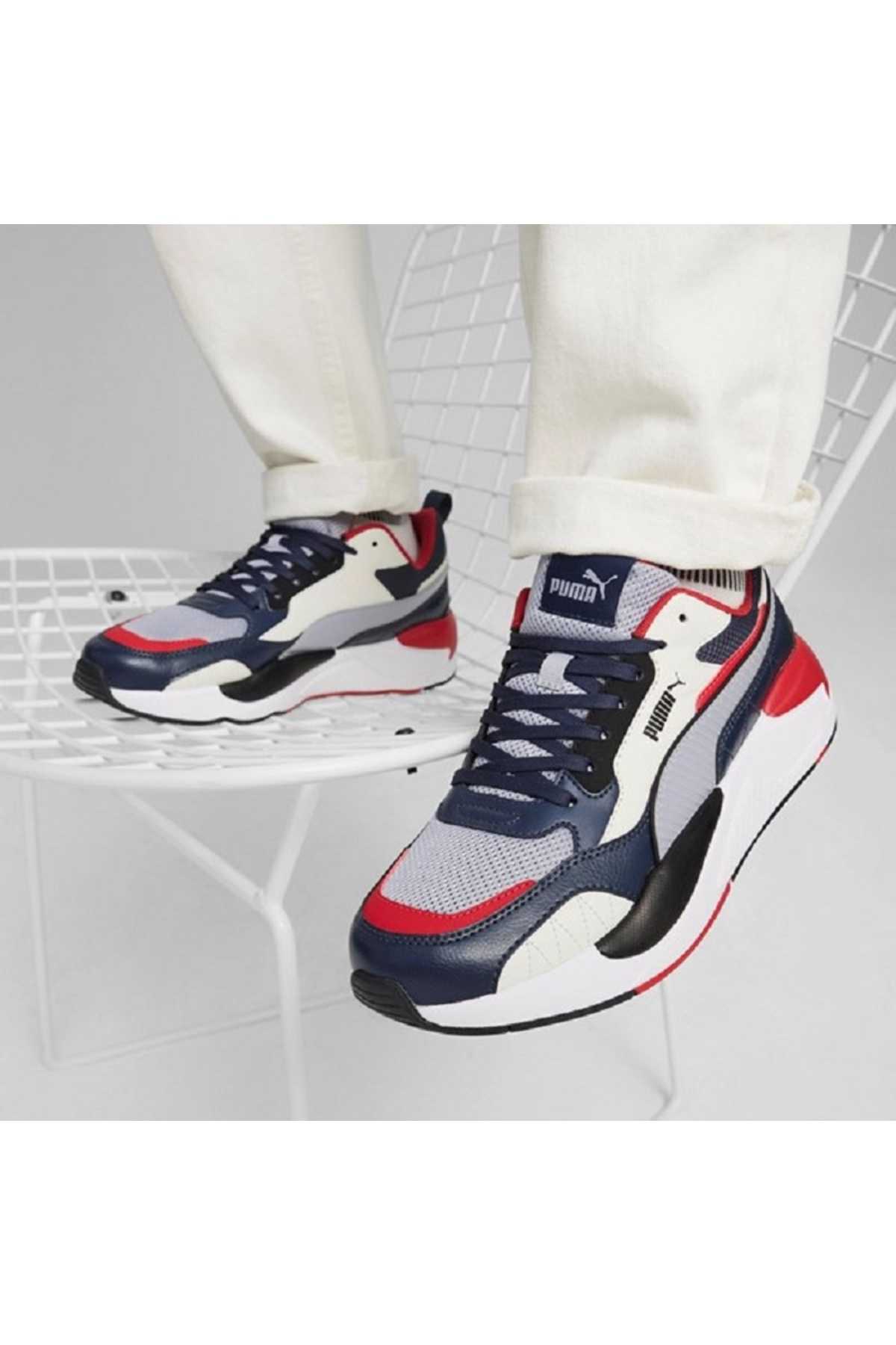 اشعه ایکس 2 مربع زنانه-مردانه کفش راحتی سفید 02