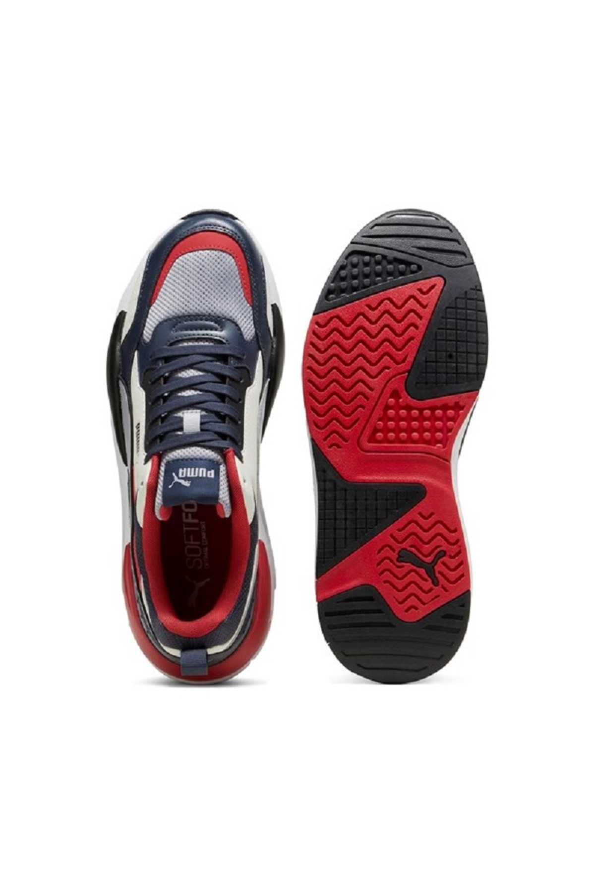 اشعه ایکس 2 مربع زنانه-مردانه کفش راحتی سفید 02