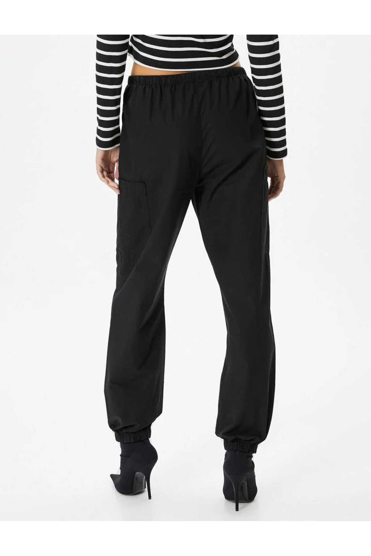 جیب شلوار چتر نجات الاستیک پنبه ای