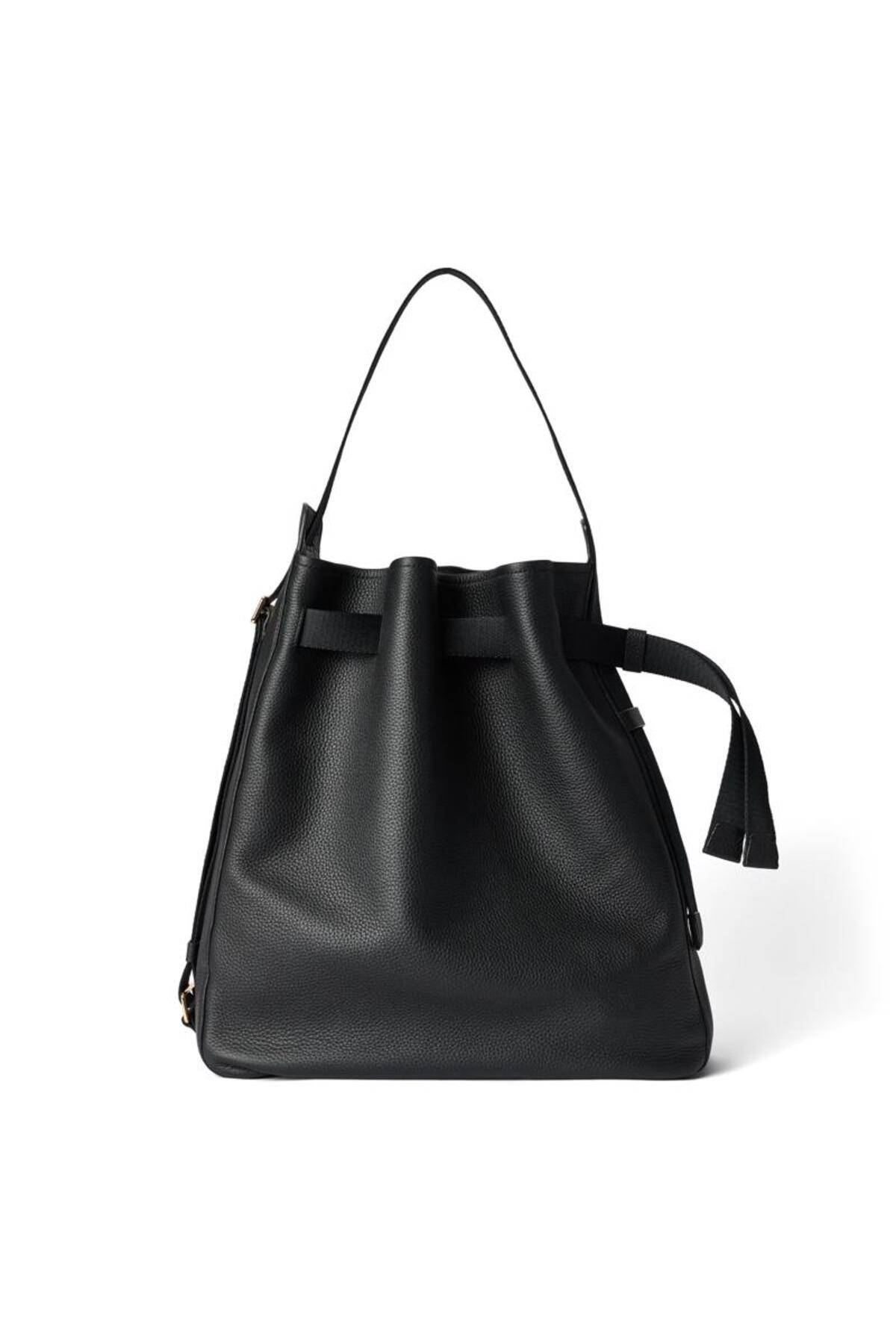 کیف بادبان L چرم سنگریزه