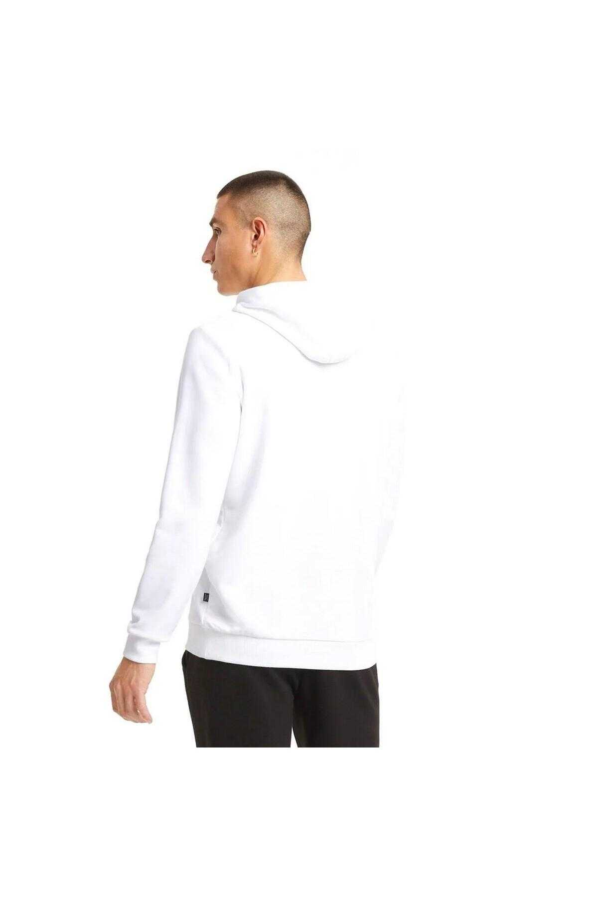 سویشرت مردانه به سبک روزانه سفید با لوگوی بزرگ Ess