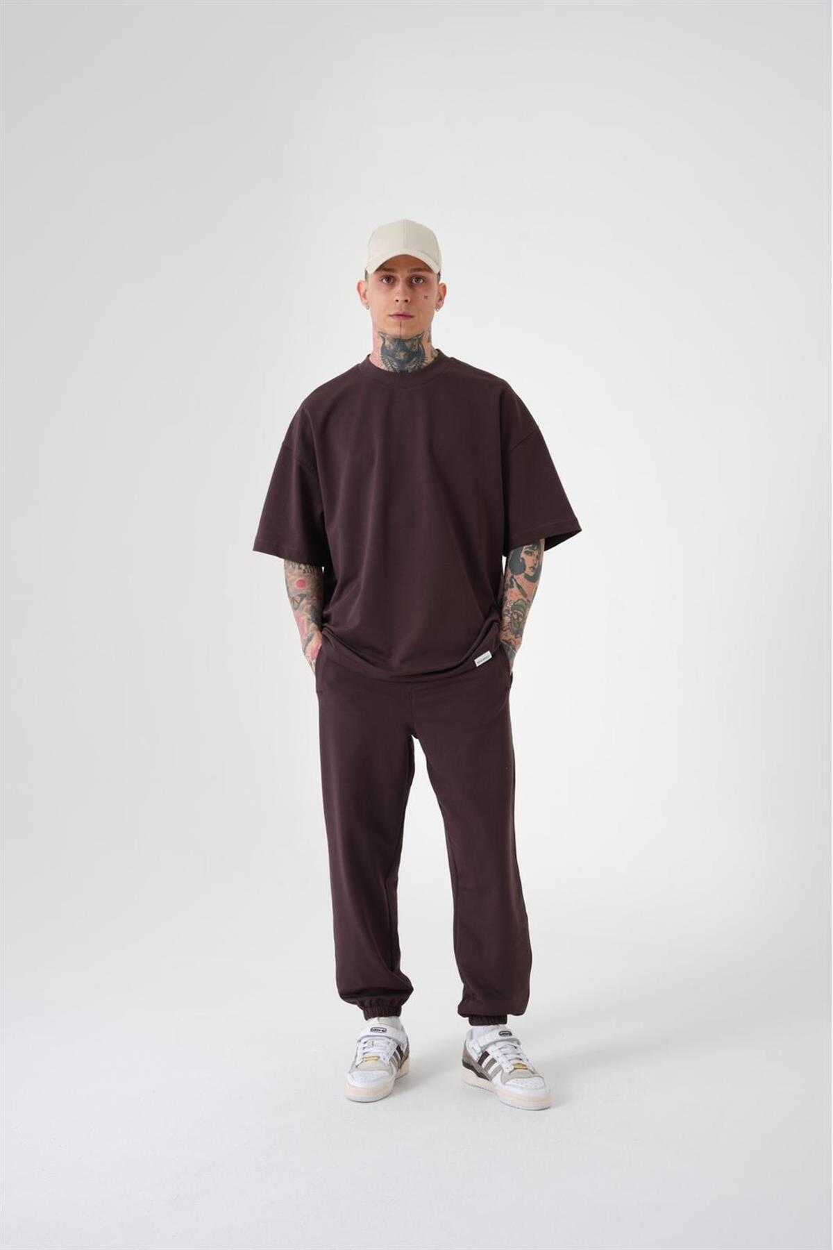 شلوار ورزشی ساده مردانه نارنجی جوگر