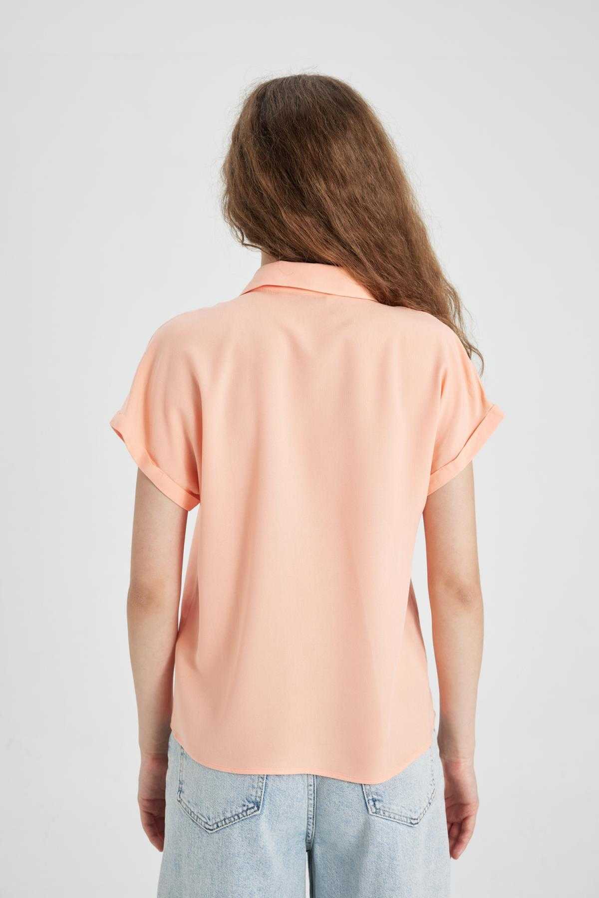 پیراهن آستین کوتاه معمولی Fit N7819az24sp