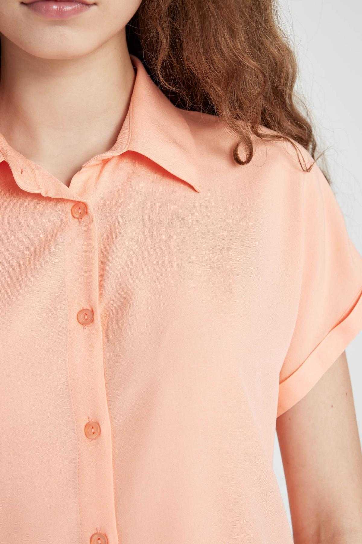 پیراهن آستین کوتاه معمولی Fit N7819az24sp