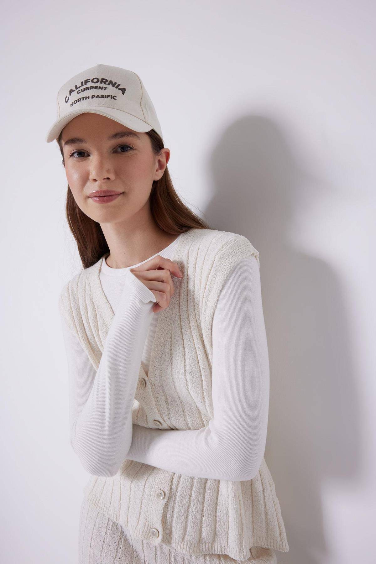 کلاه پنبه ای زنانه-مردانه B7805ax24sm