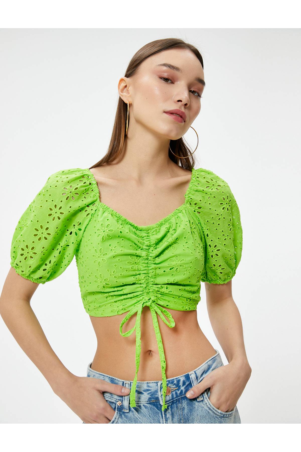 بلوز زرد زنانه