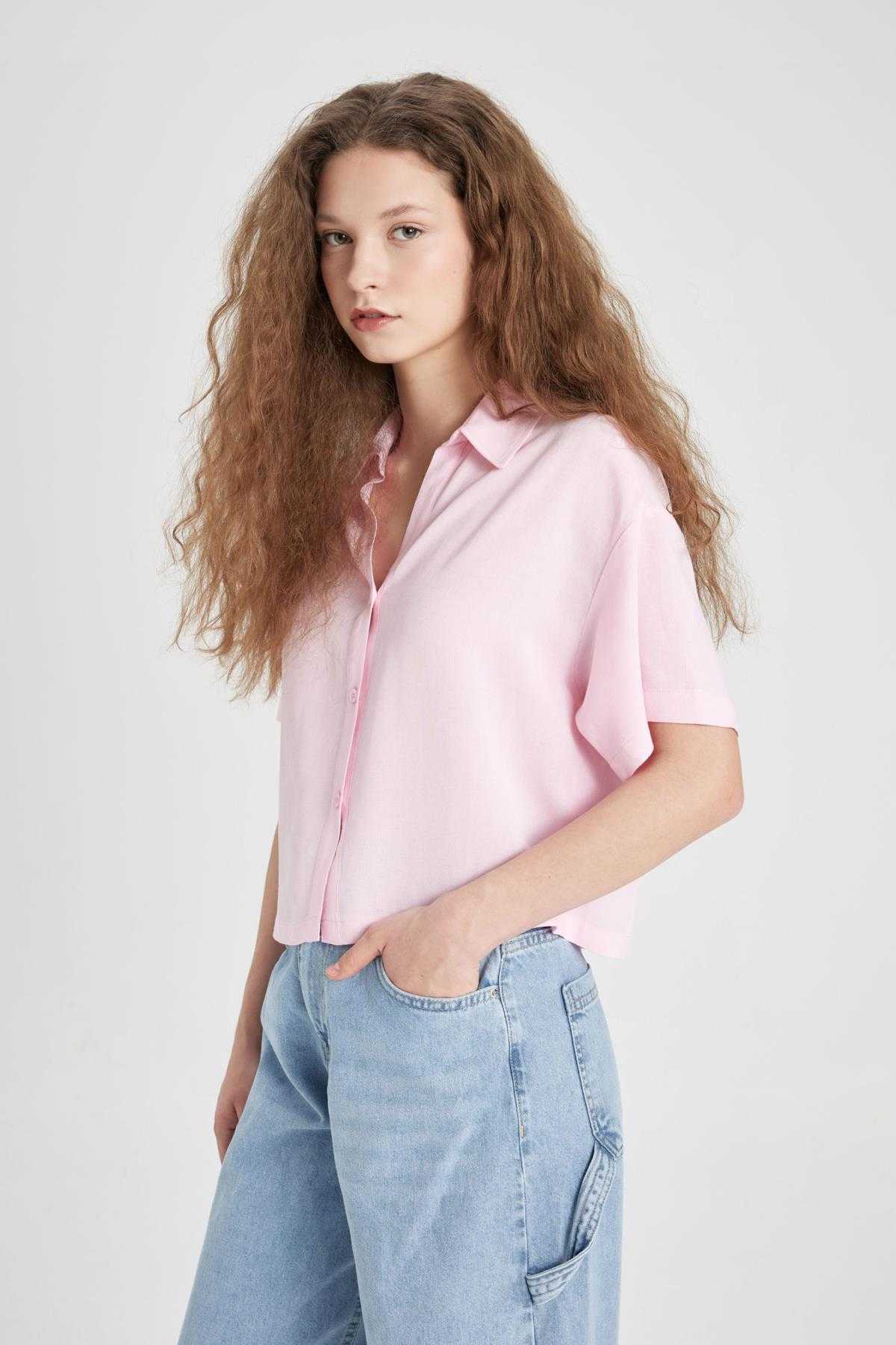 پیراهن آستین کوتاه با سایز بزرگ