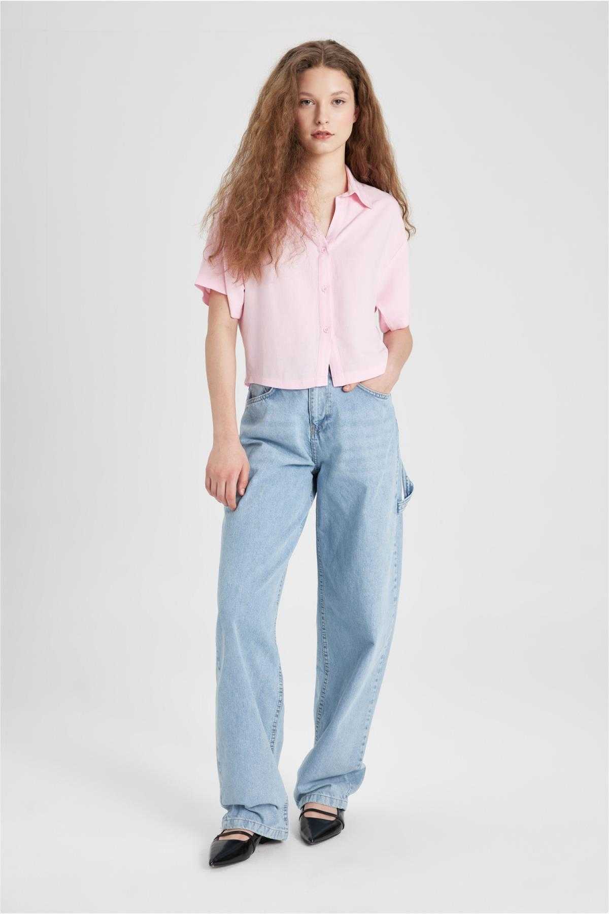 پیراهن آستین کوتاه با سایز بزرگ