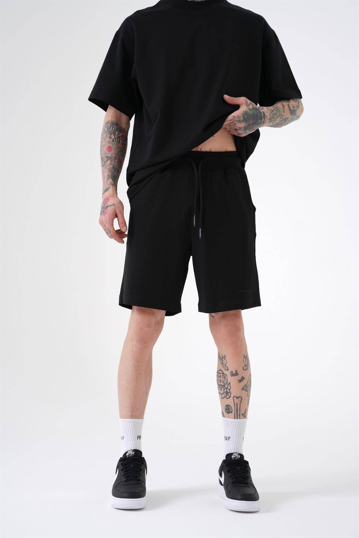 شلوارک ساده خاکستری مردانه